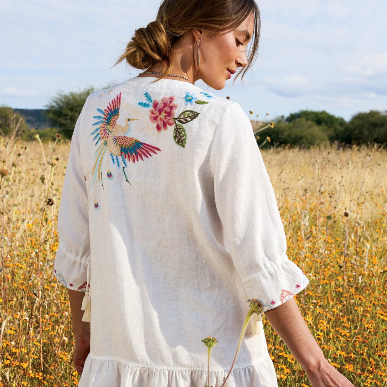 sundance-Emika Kimono Sleeve Dress-Sundance Outlet