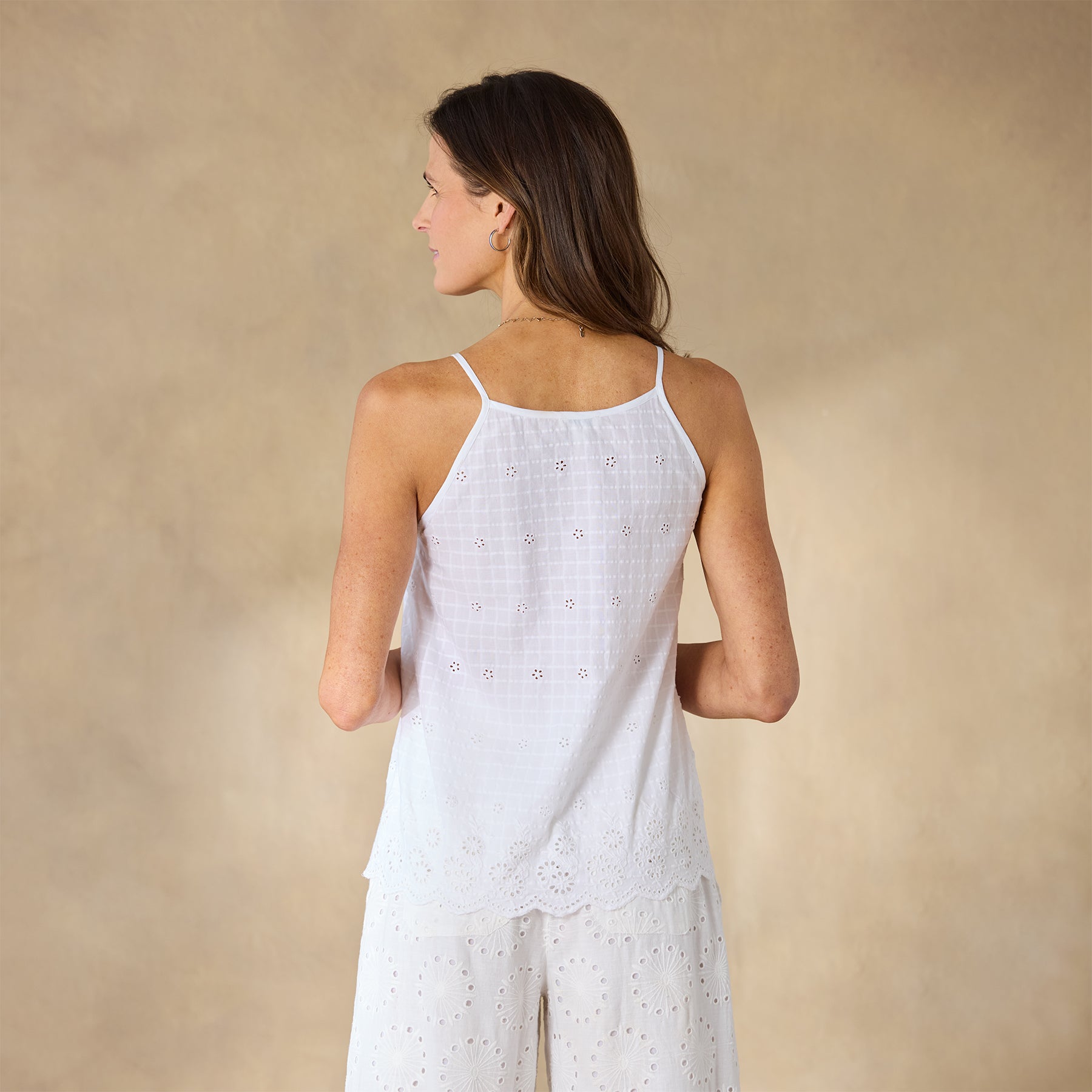 sundance-Amira Eyelet Tank-Sundance Outlet