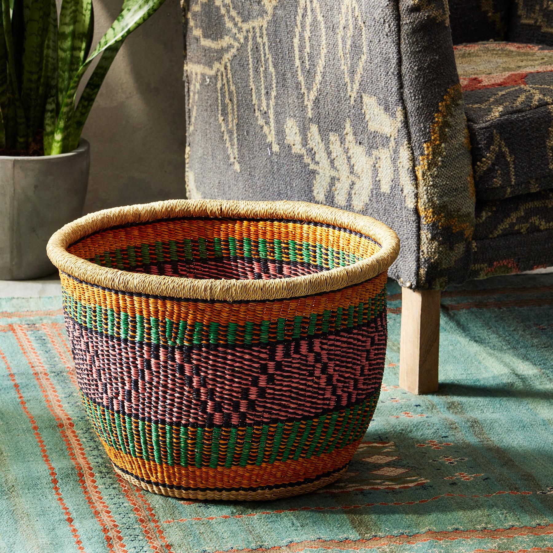 sundance-One-Of-A-Kind Ghanian Baskets-Sundance Outlet