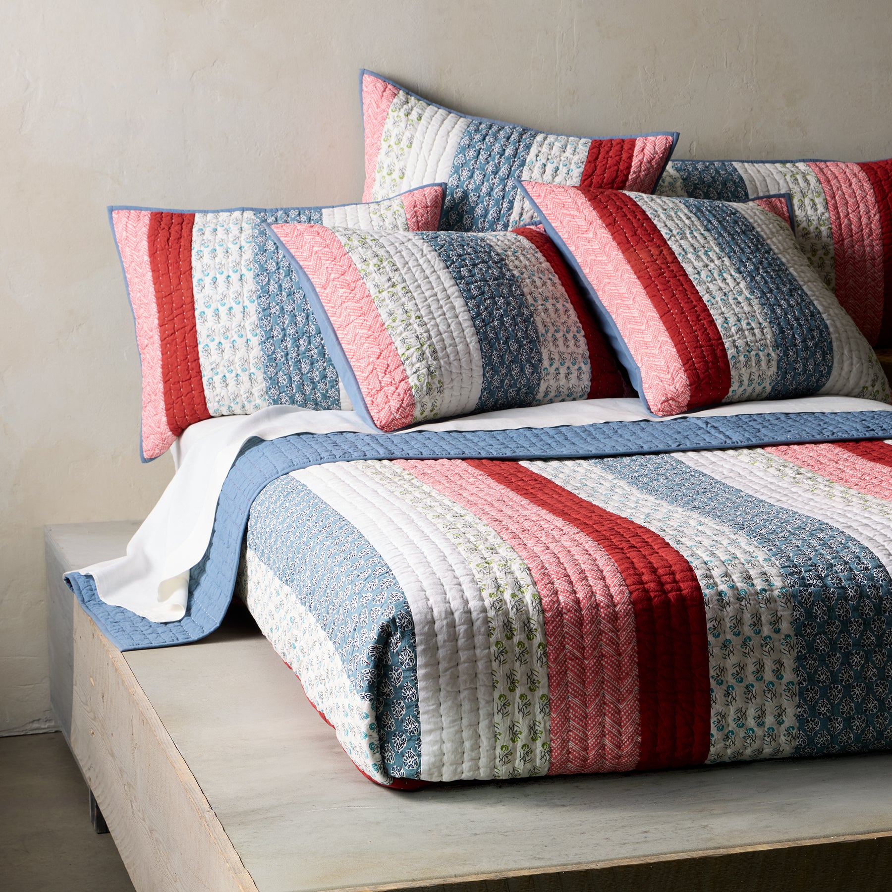 sundance-Patchwork Melody Quilt-Sundance Outlet