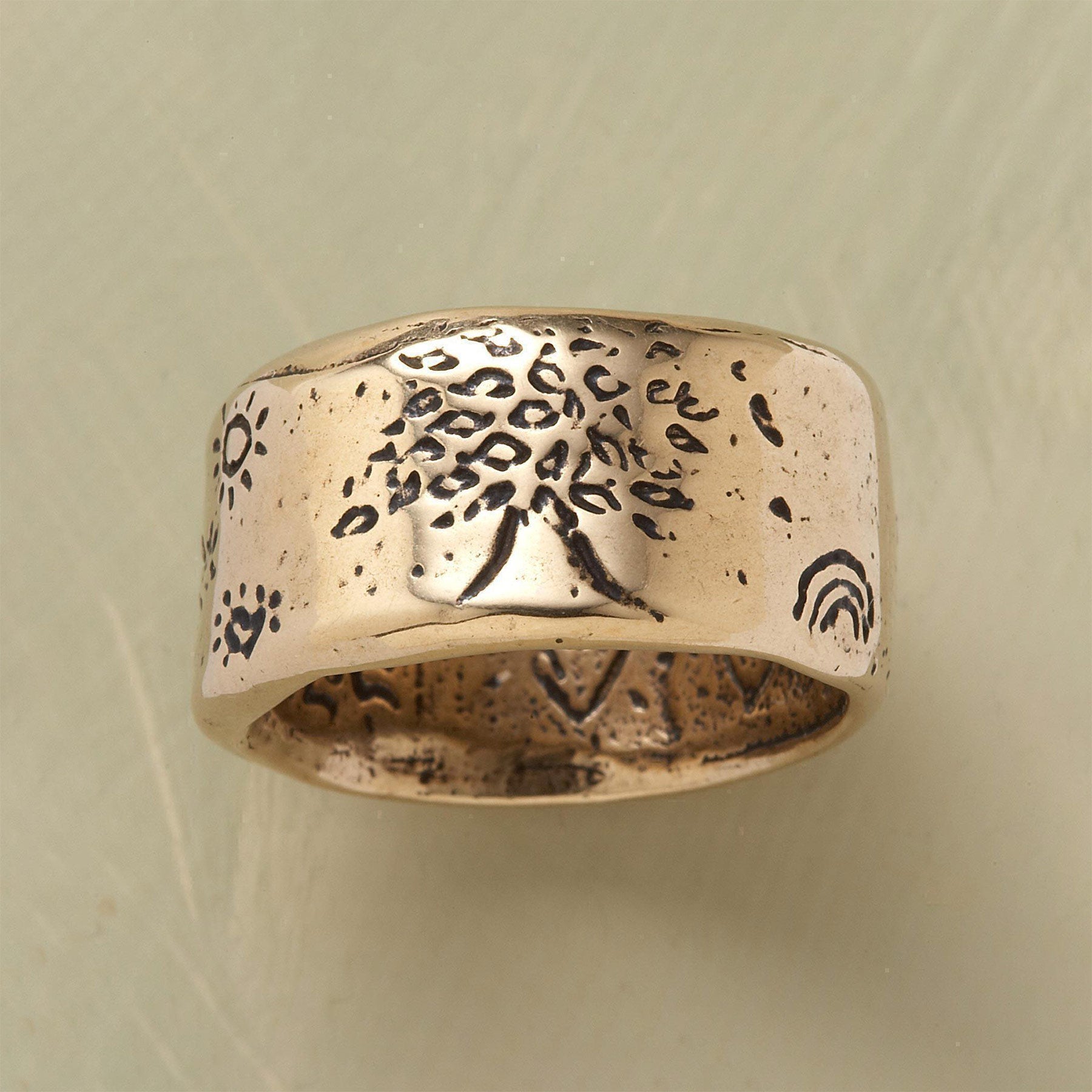 sundance-Yellow Gold Strength Ring-Sundance Outlet