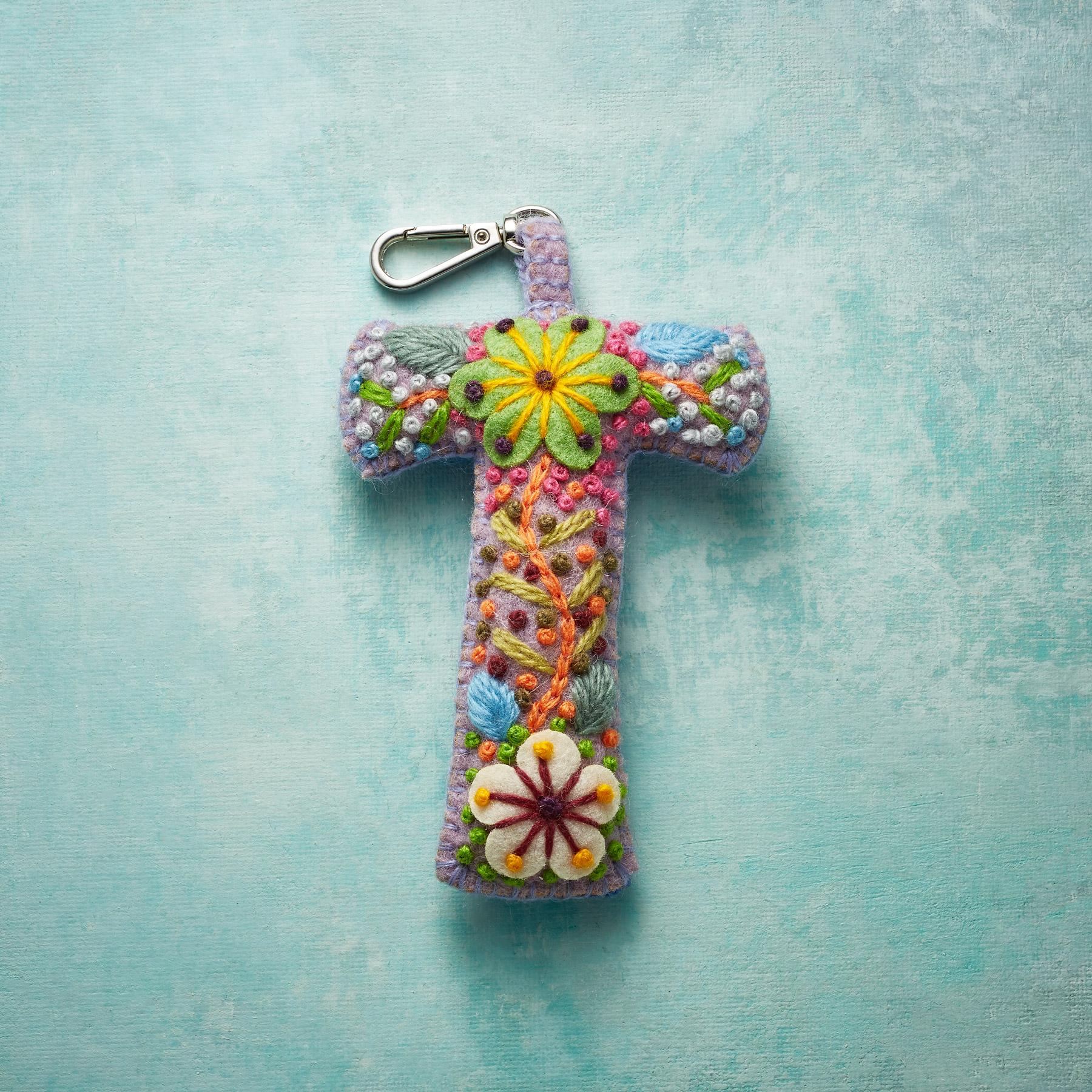 sundance-Fleur De Felt Initial Clip-Sundance Outlet