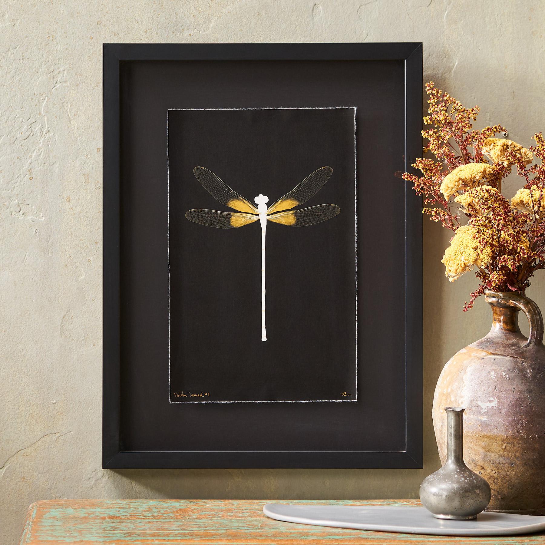 sundance-Golden Damselfly Negatives Print-Sundance Outlet