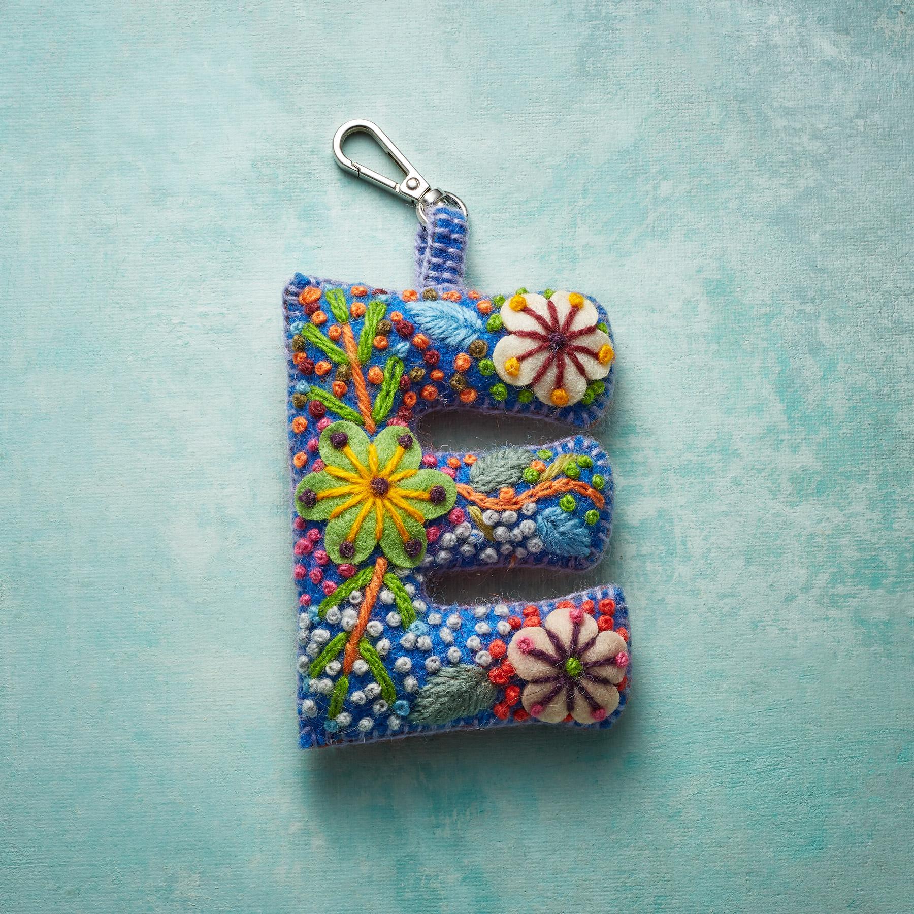 sundance-Fleur De Felt Initial Clip-Sundance Outlet