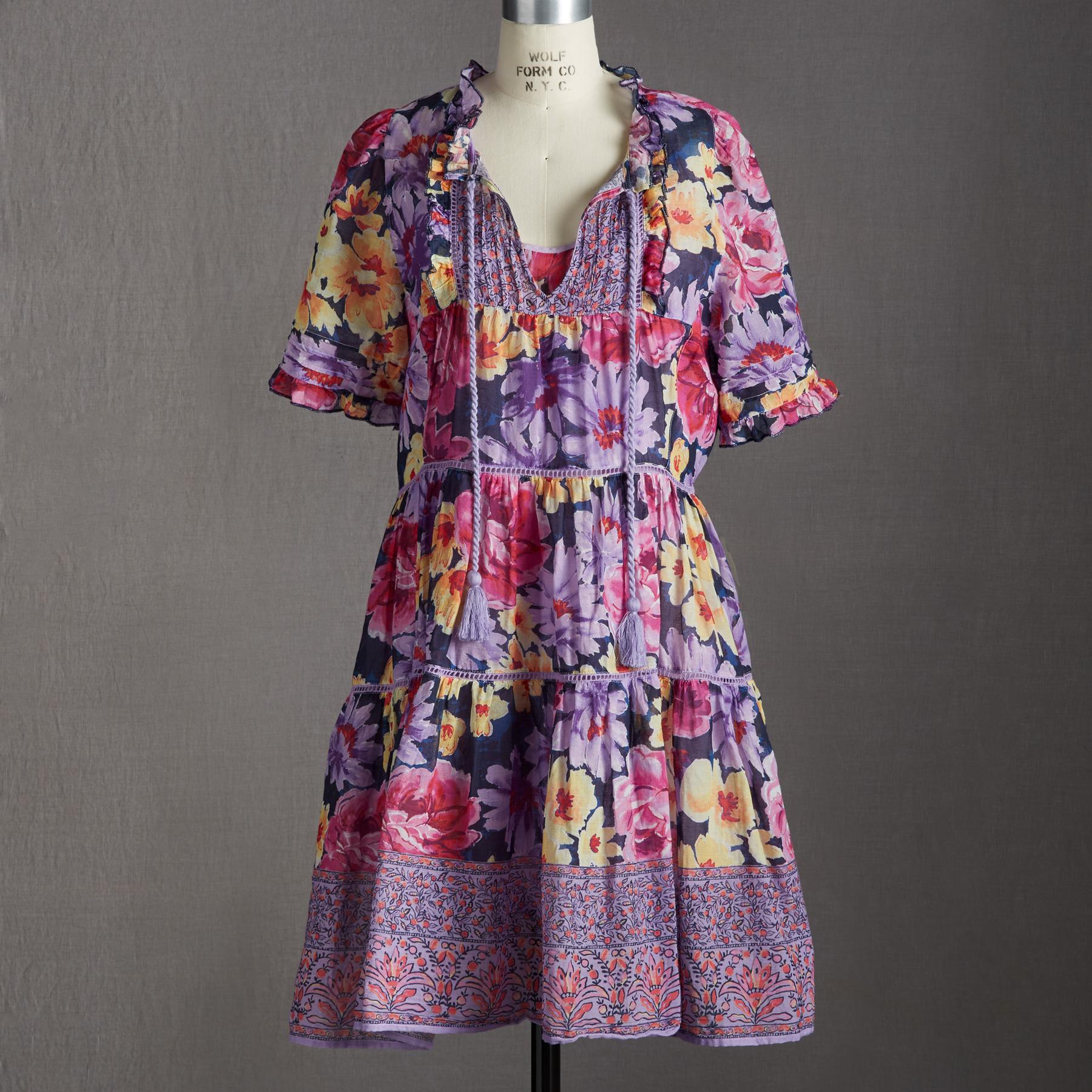 sundance-Fields Of Beauty Dress, Petite-Sundance Outlet