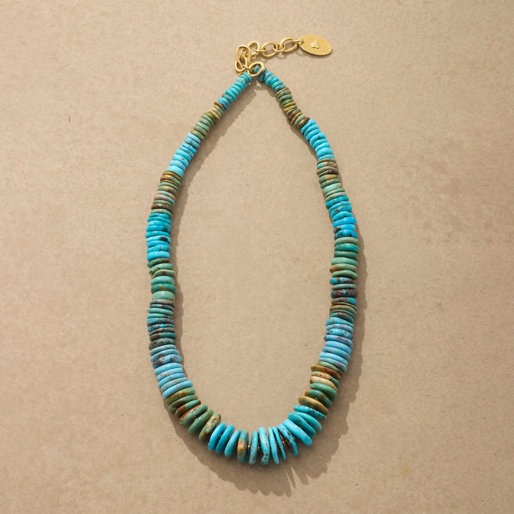 sundance-Turquoise Disk Necklace-Sundance Outlet