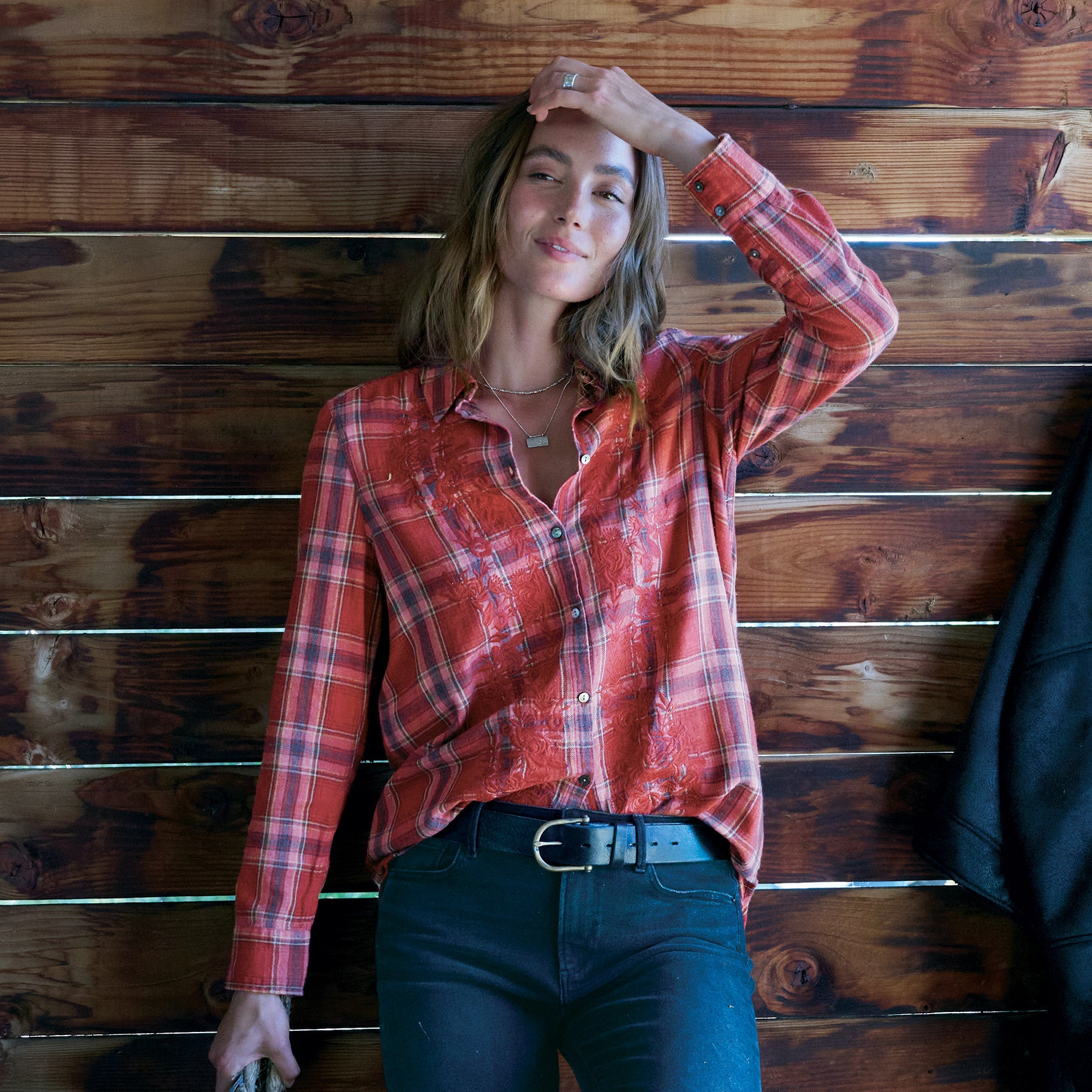 sundance-Amadi Plaid Tunic, Petite-Sundance Outlet