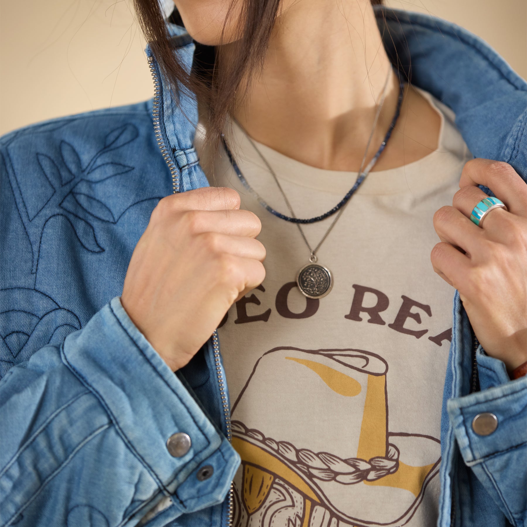 sundance-Nova Quilted Denim Jacket-Sundance Outlet