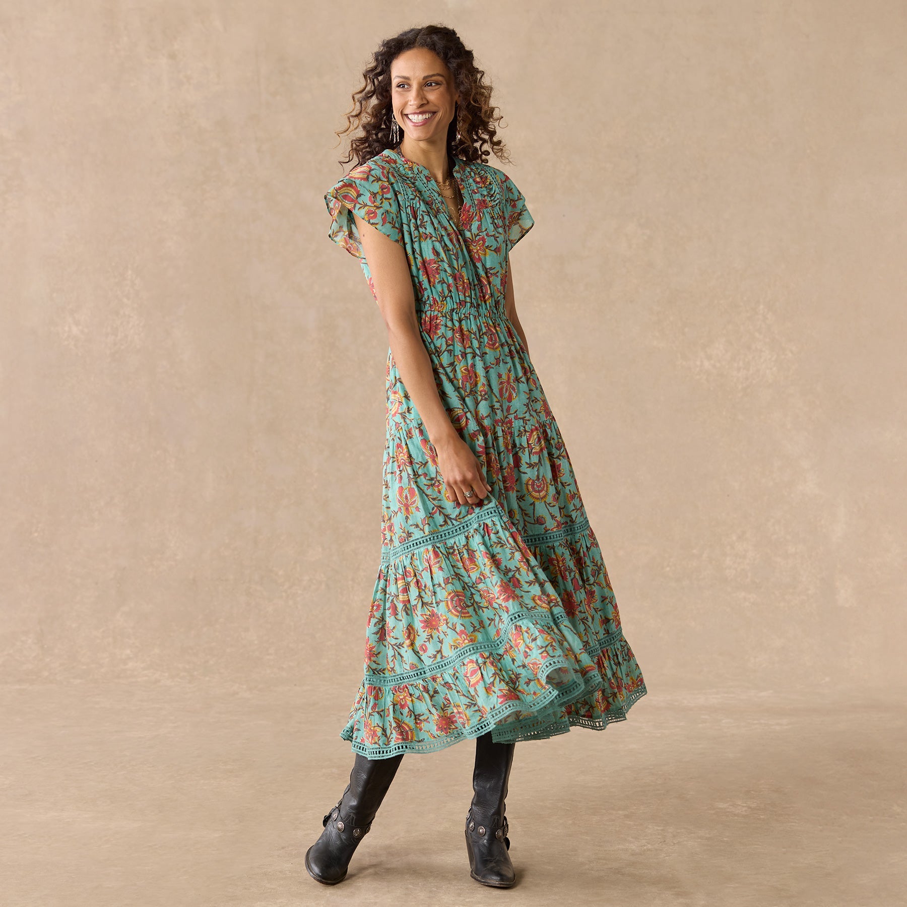 sundance-High Vines Dress, Petite-Sundance Outlet