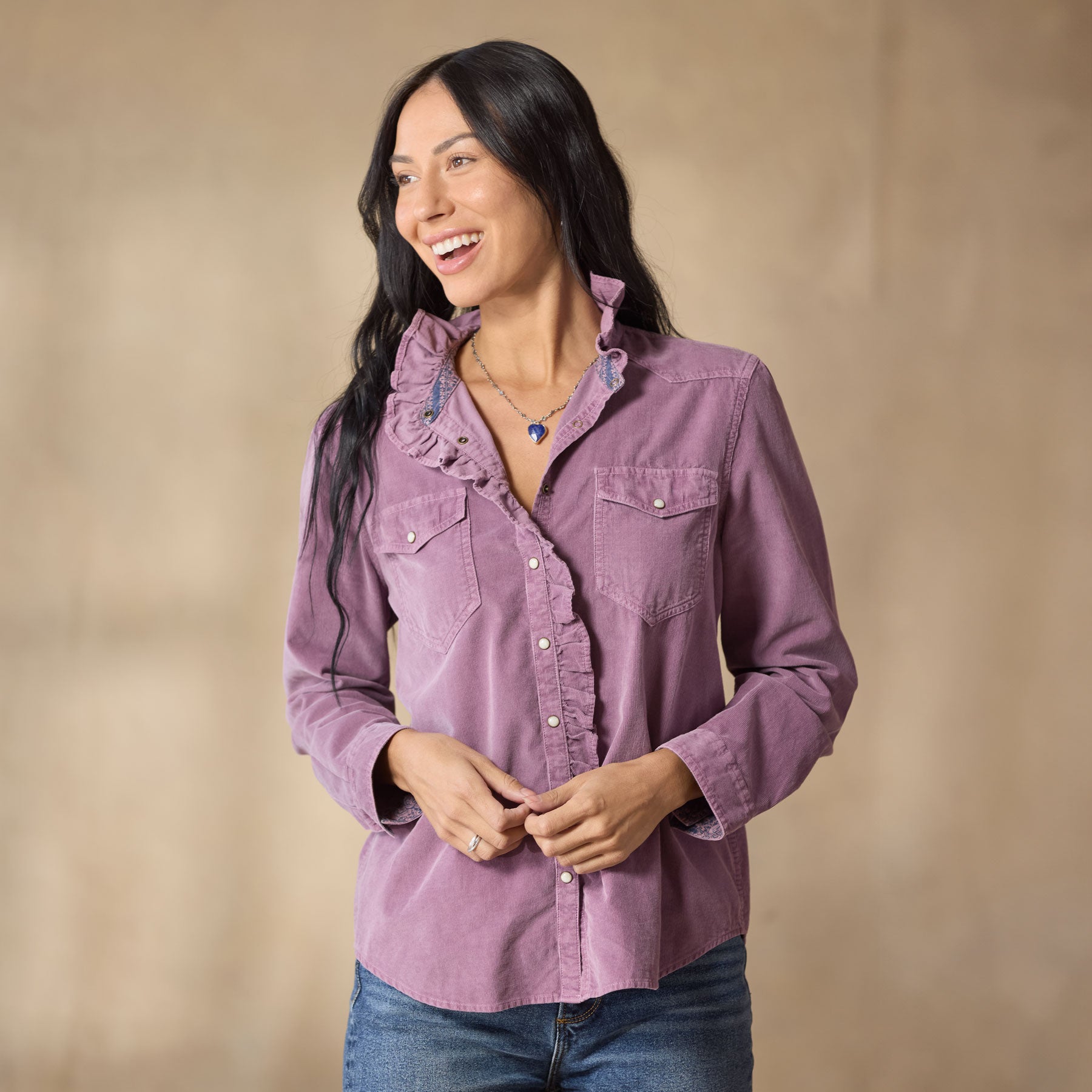 sundance-Ombeline Corduroy Shirt, Petite-Sundance Outlet