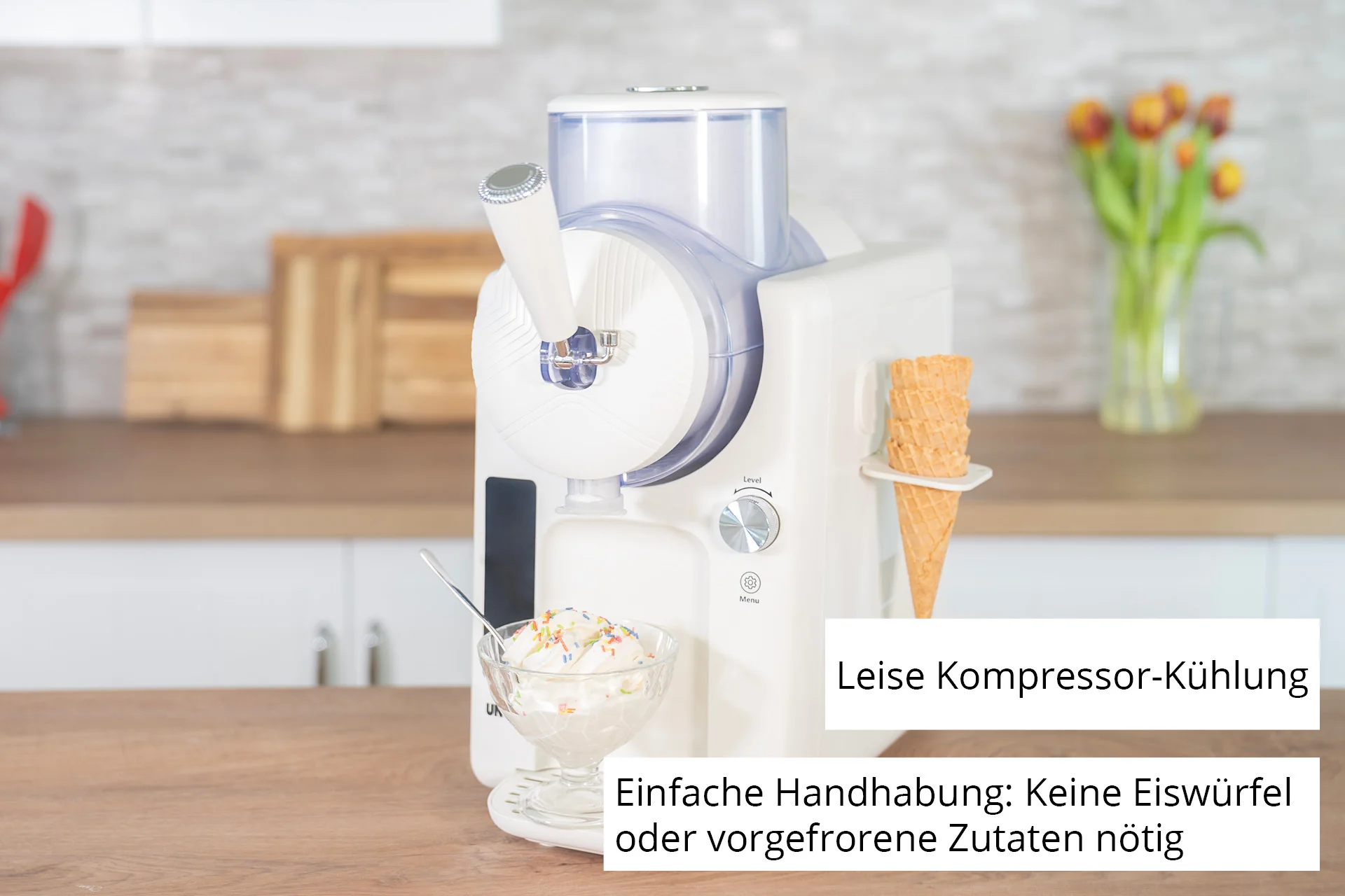 Sofie 2-in-1 Maschine – Slush & Softice Zuhause genießen