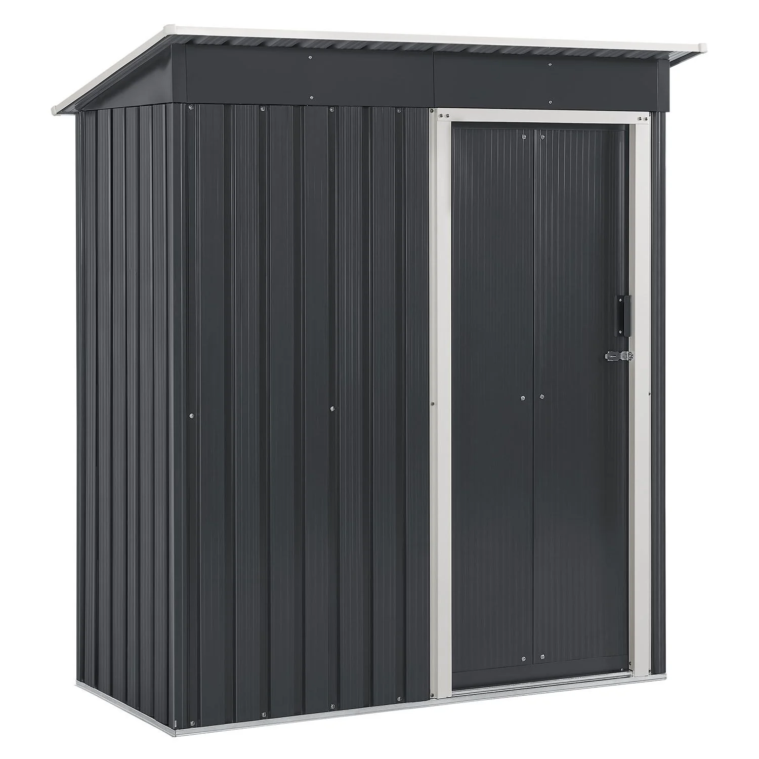 Metallgerätehaus S mit Schrägdach – Wetterfest & Kompakt für Garten & Terrasse