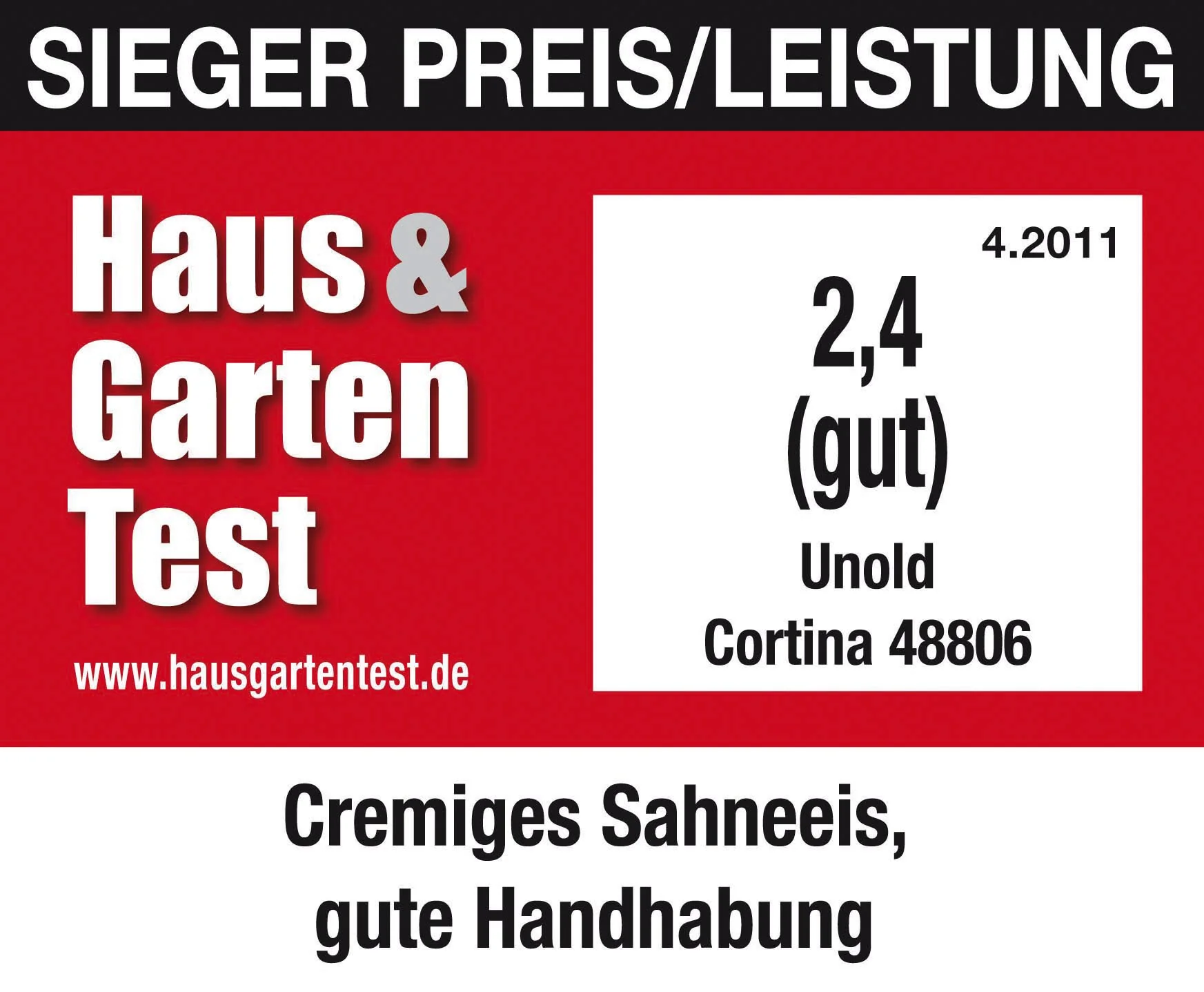 Eismaschine Cortina 1,5 L – Frisches Eis auf Knopfdruck für die ganze Familie