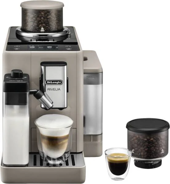 De’Longhi EXAM 440.55.BG Kaffeevollautomat – Beige, Bohnenkaffee, LatteCrema