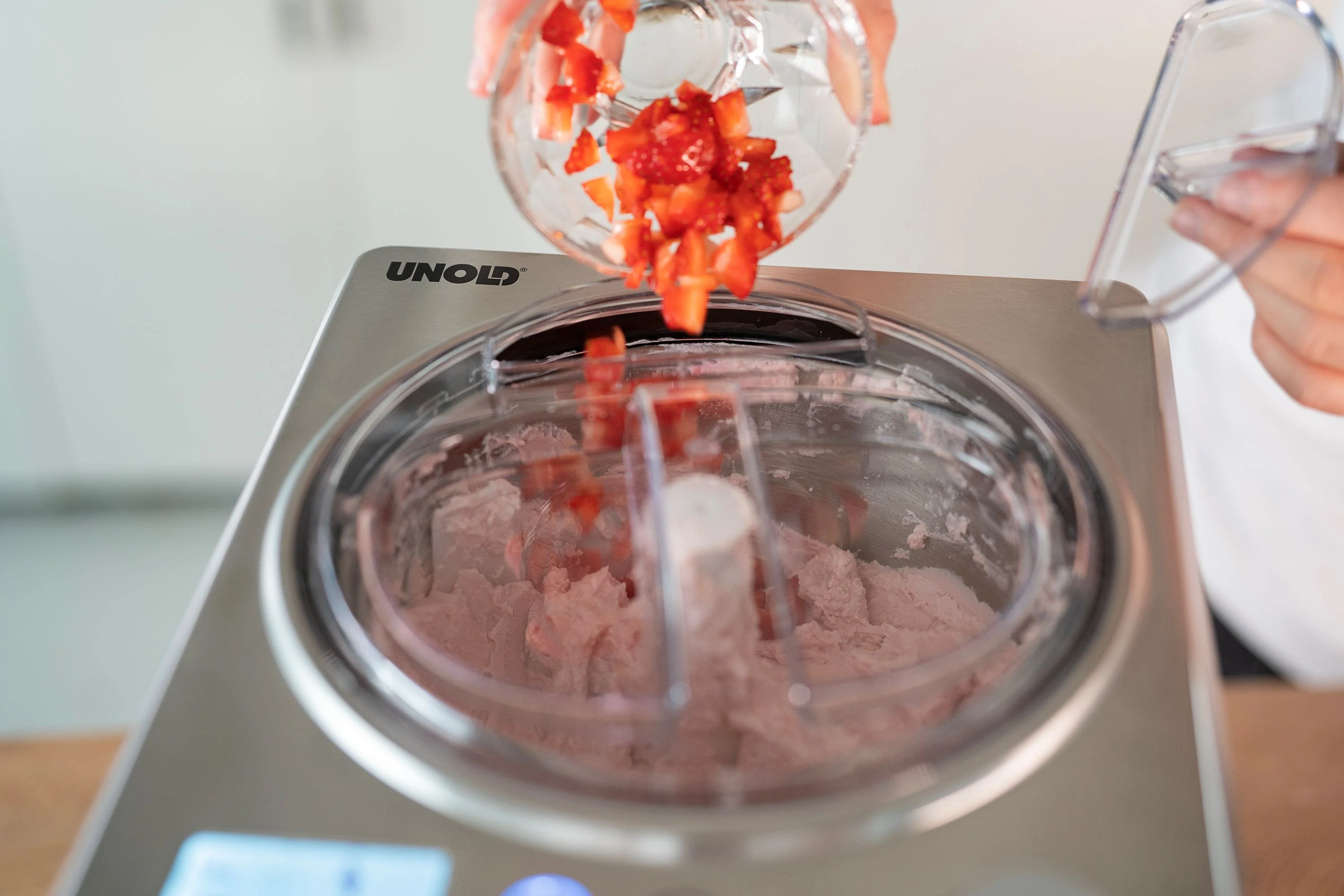 Professionelle Eismaschine 2025 – 2,5 L Kapazität für cremiges Eis zu Hause oder gewerblich