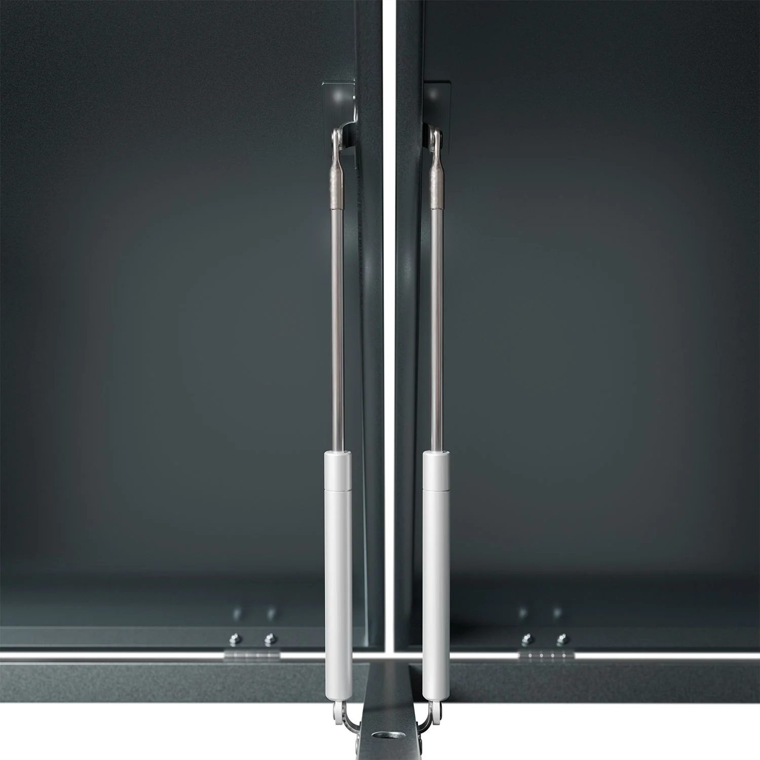 Arel Metall-Müllbox für 2 Mülltonnen – Elegant & Wetterfest