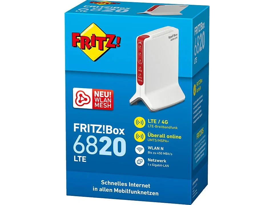 FRITZ!Box 6820 LTE – Mobiles Internet schnell, sicher & zuverlässig