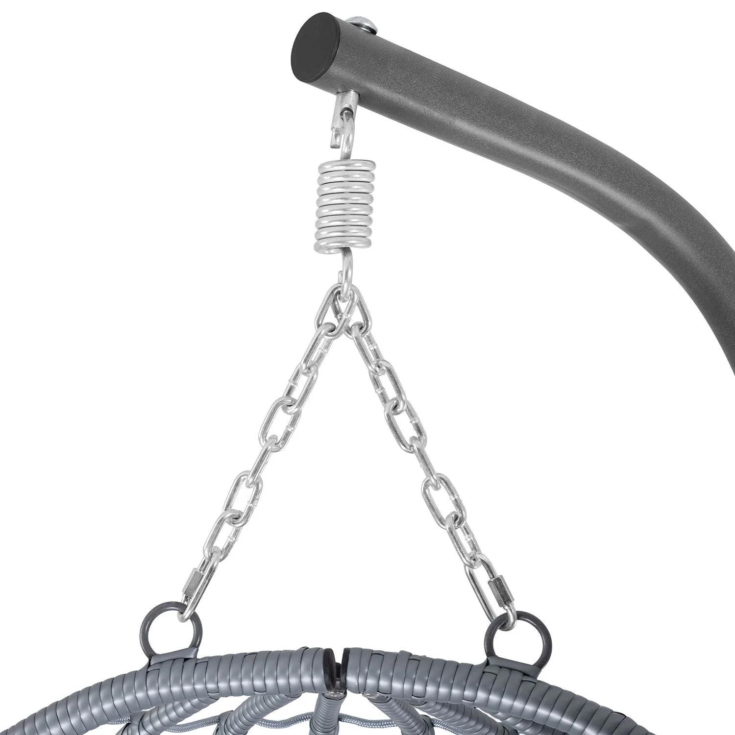 Aria Hängesessel mit Gestell – Lounge-Stil, Rattan, Ergonomisch, Höhenverstellbar