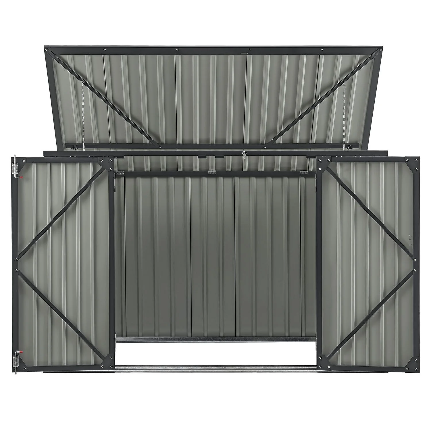 Namur Müllbox für 3 Behälter – Ordnung und Schutz für Garten & Terrasse