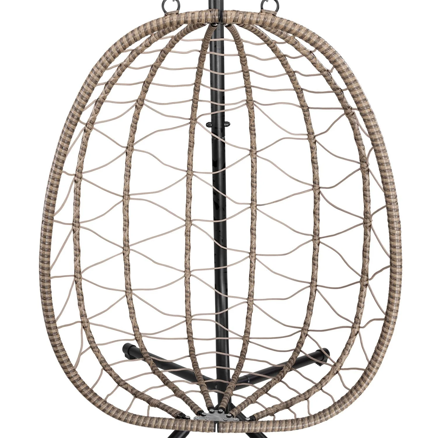 Aria Hängesessel mit Gestell – Lounge-Stil, Rattan, Ergonomisch, Höhenverstellbar