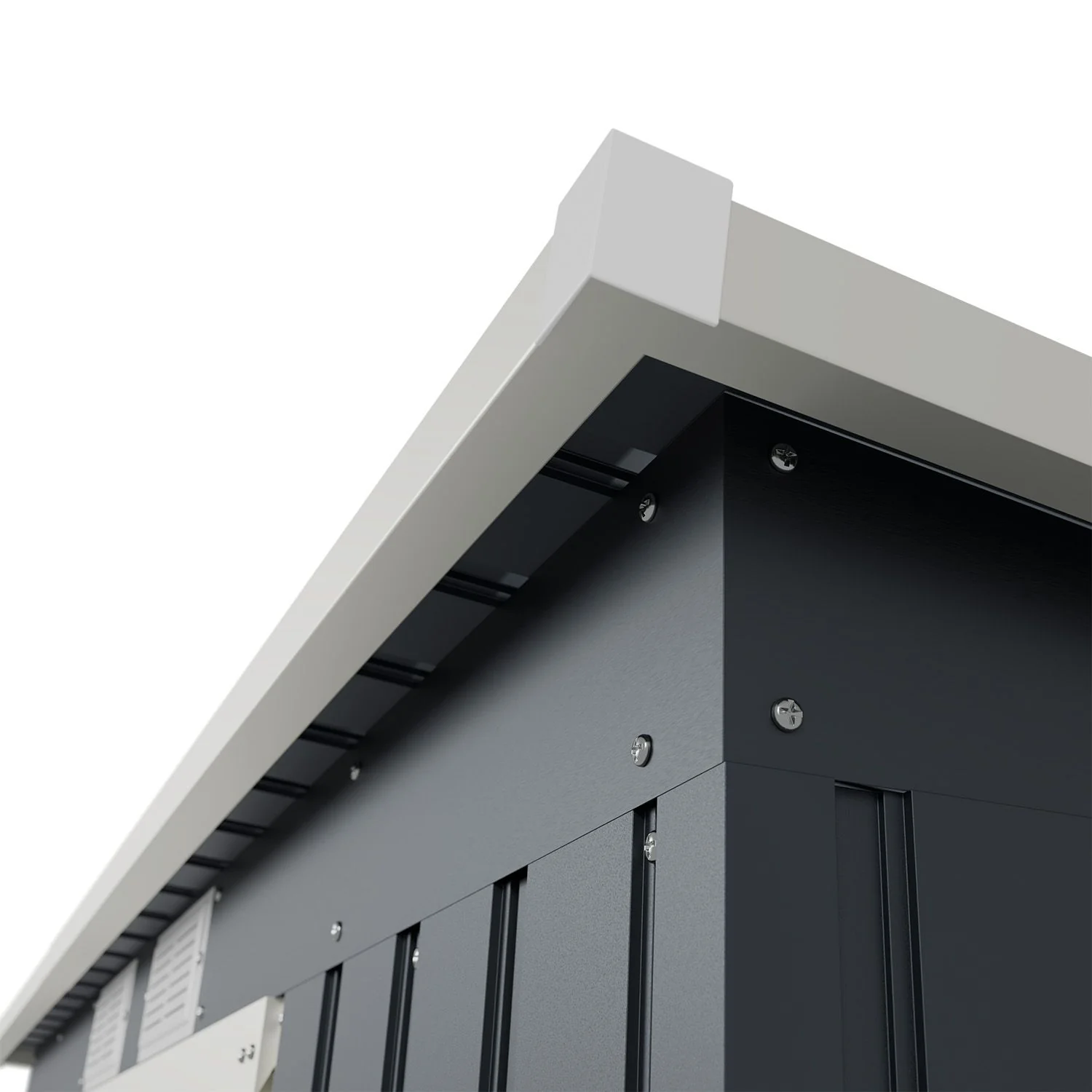 XXL Metall-Gartenhaus – Robust, Geräumig & Sicher