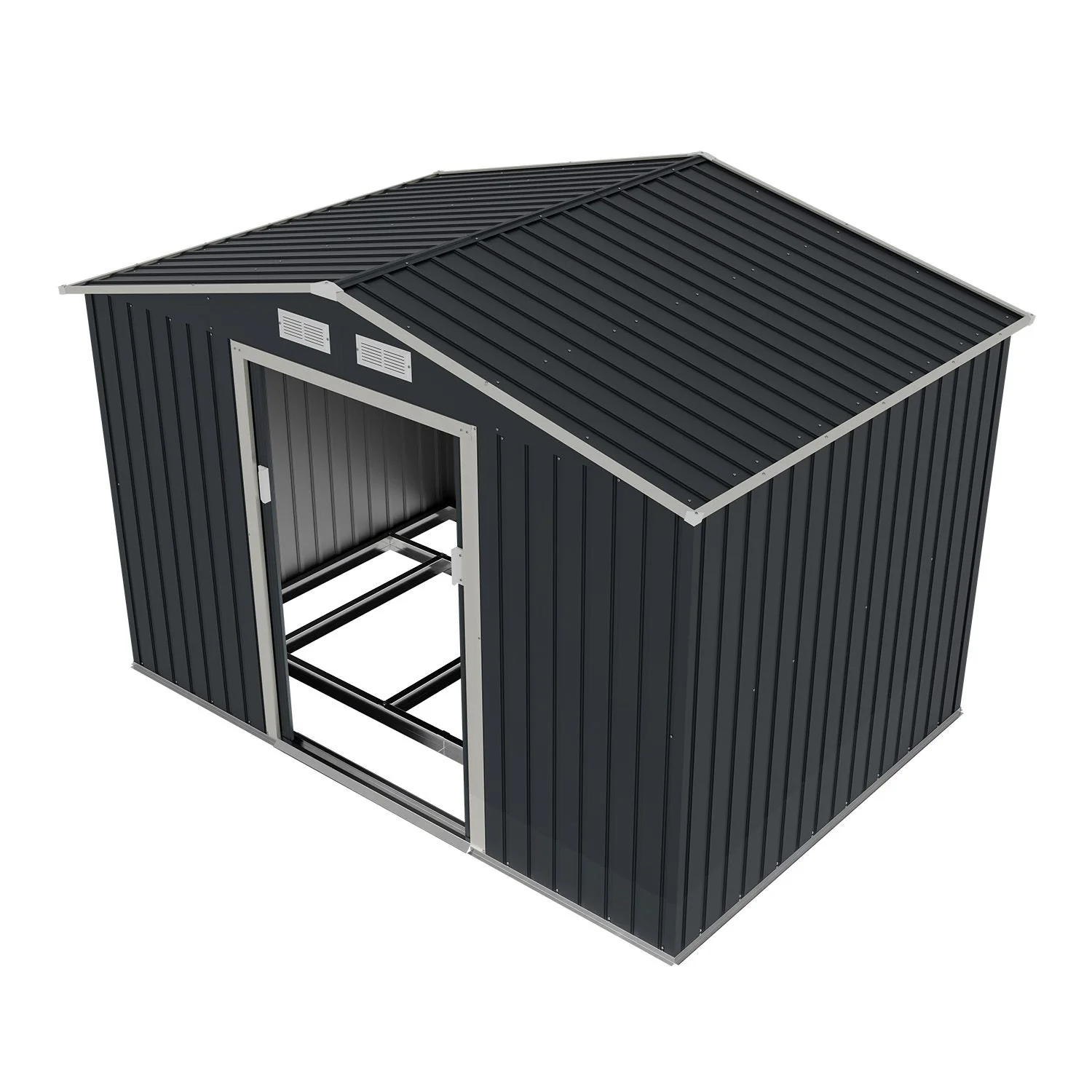 XXL Metall-Gartenhaus – Robust, Geräumig & Sicher