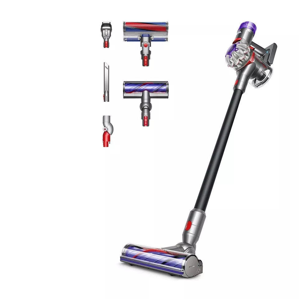 Dyson V8 Total Clean Akkustaubsauger – Nickel/Schwarz, kabellos, leistungsstark