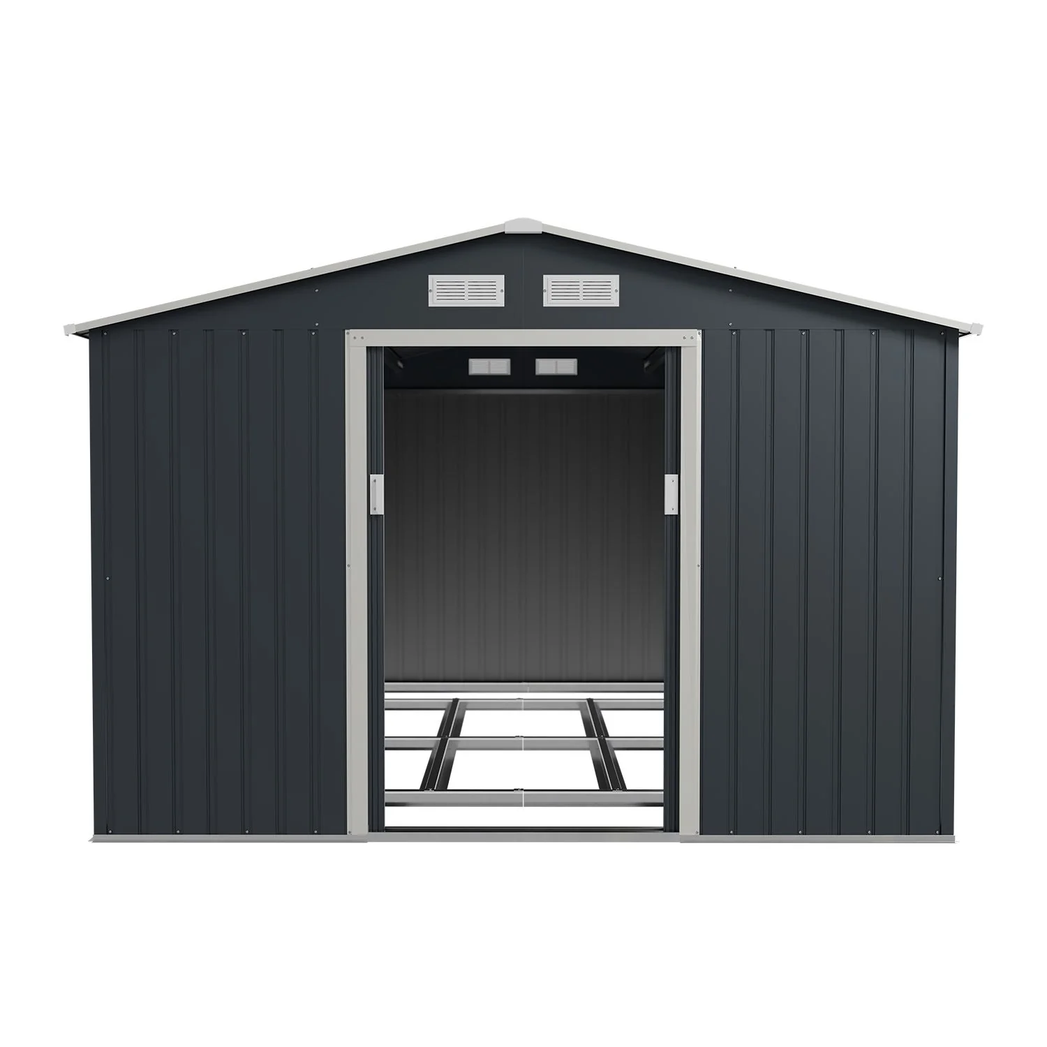 XXL Metall-Gartenhaus – Robust, Geräumig & Sicher