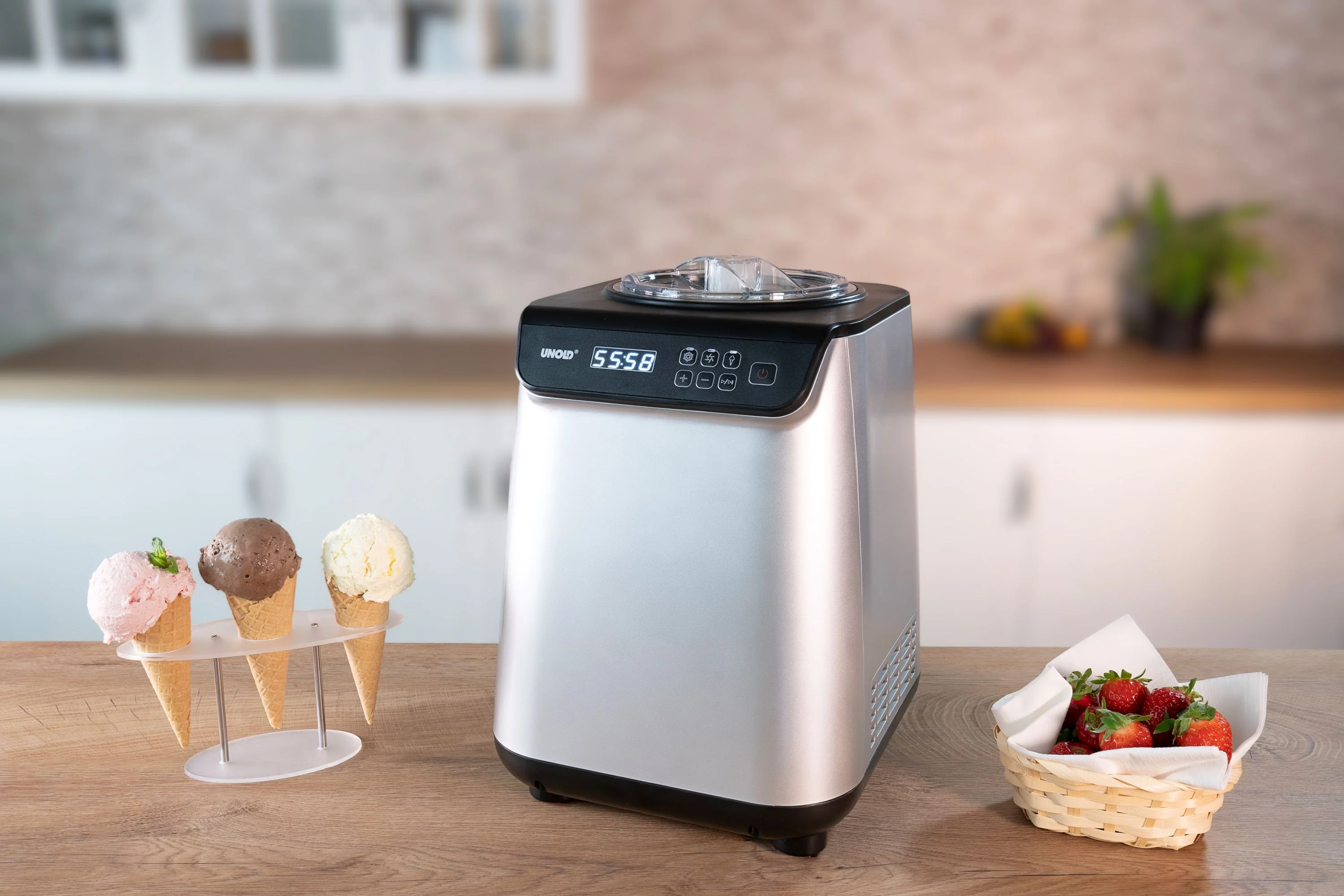 Eismaschine Uno 1,2 L – Kompakter Alleskönner für Eis, Sorbet & Frozen Yogurt