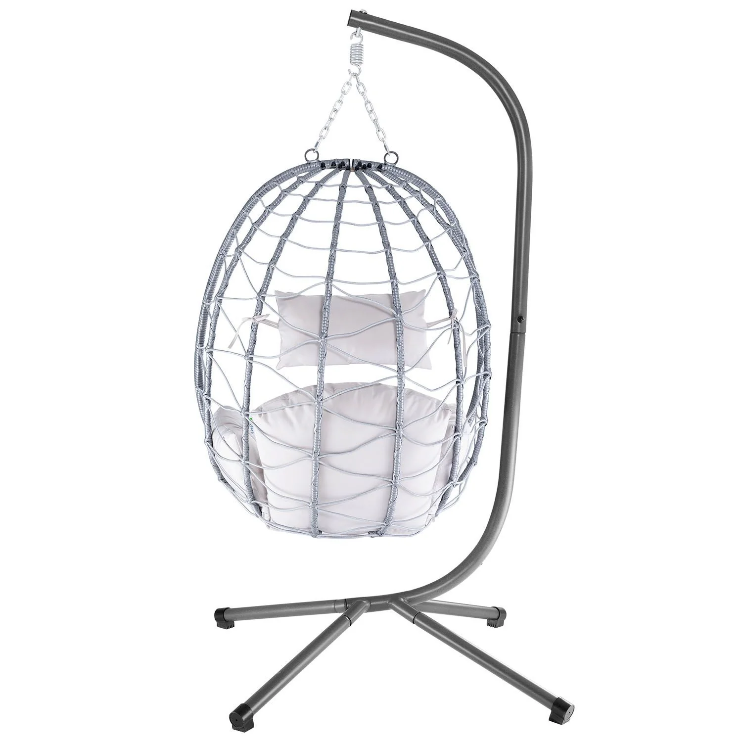 Aria Hängesessel mit Gestell – Lounge-Stil, Rattan, Ergonomisch, Höhenverstellbar