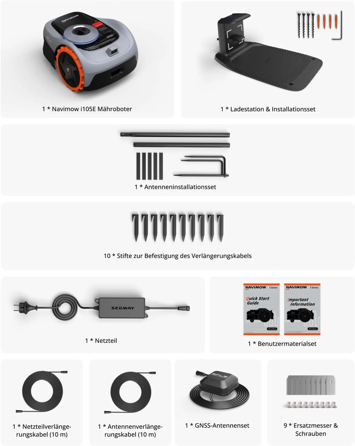 Navimow i105E – Kabelloser Mähroboter für perfektes Grün