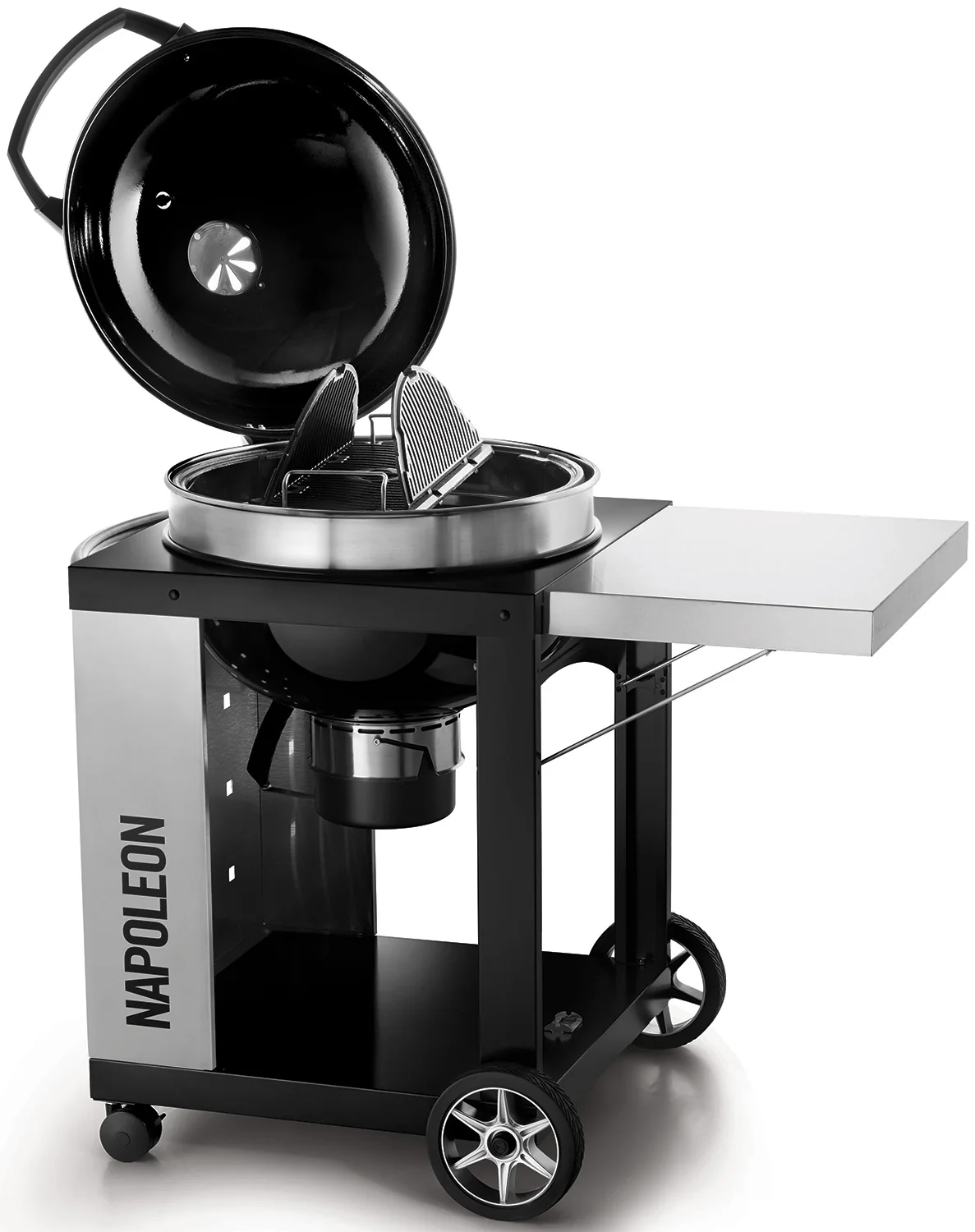 Napoleon Rodeo Pro – Premium Holzkohlegrill mit Grillwagen, Ø 57 cm