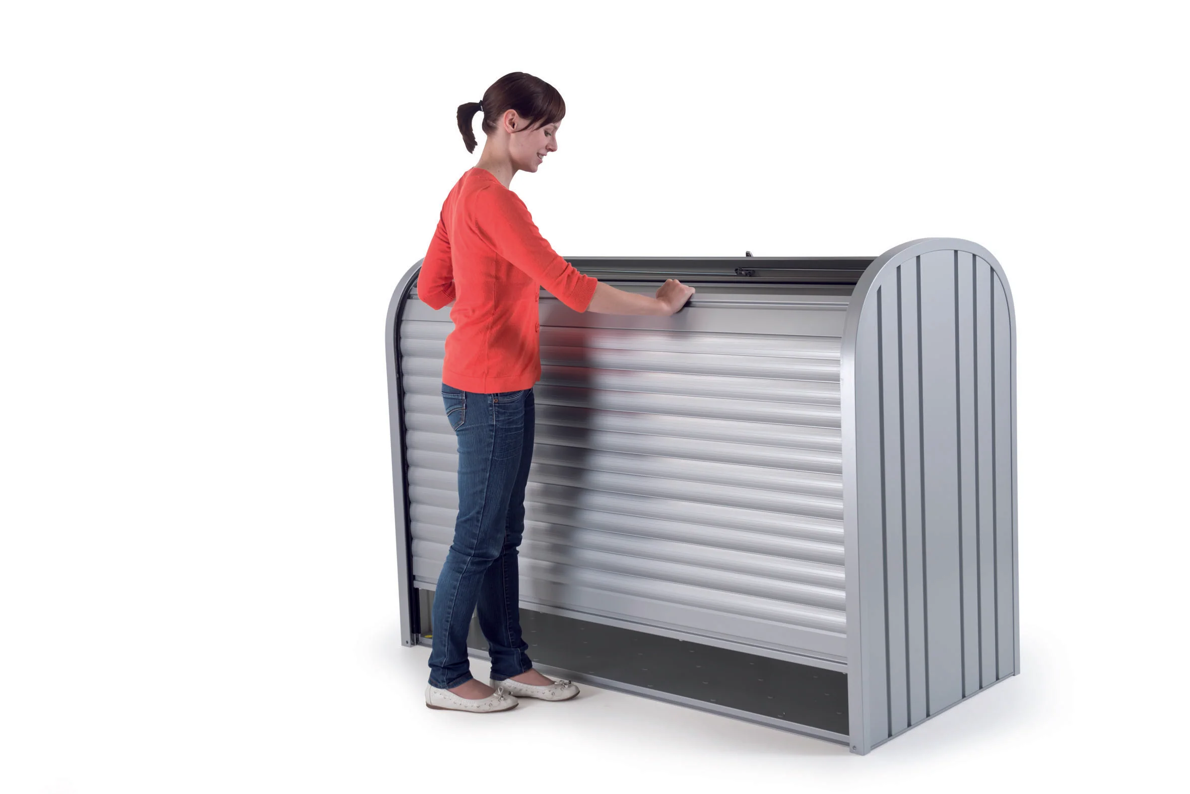 Biohort StoreMax® – Multifunktionaler Rollladen-Aufbewahrungsbox für Garten & Terrasse