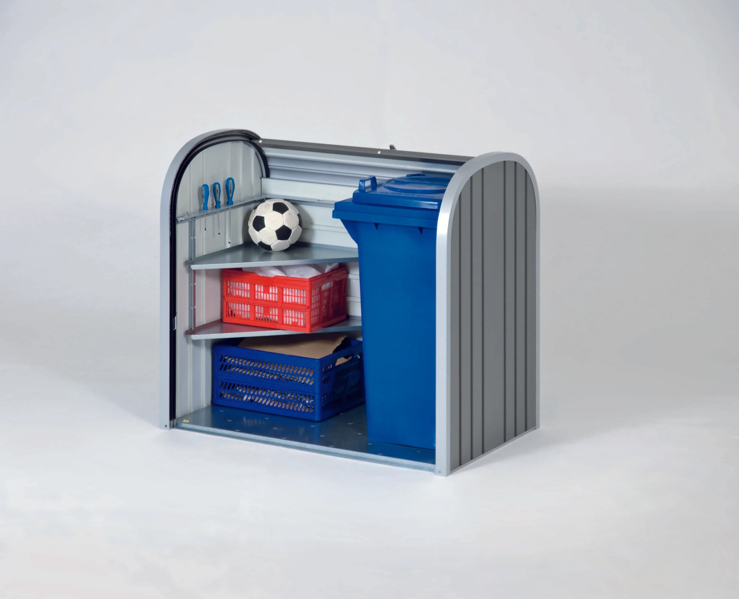 Biohort StoreMax® – Multifunktionaler Rollladen-Aufbewahrungsbox für Garten & Terrasse