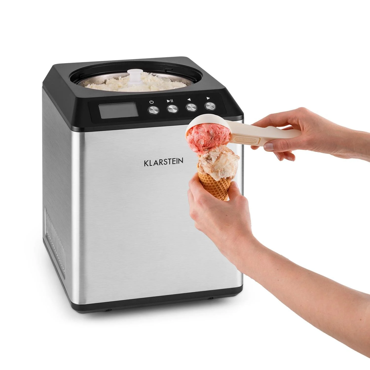 Klarstein Vanilla Sky – Eismaschine 2 L mit Kompressor