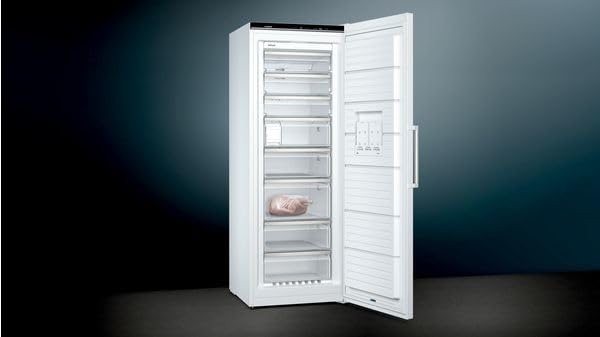 Siemens GS54NAWCV iQ500 Gefrierschrank 327 L – NoFrost, BigBox & superFreezing, Energiesparend