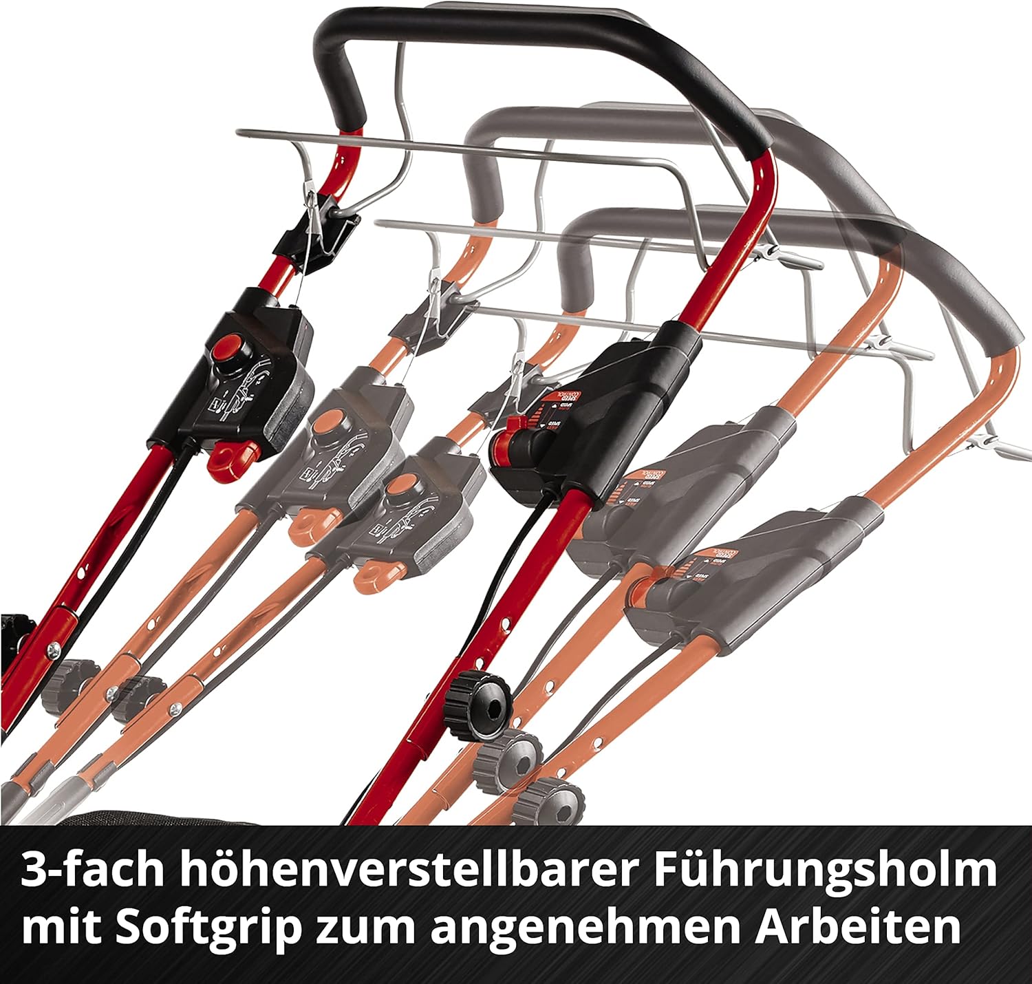 Einhell Akku-Rasenmäher GE-CM 36/47 S HW Li Kit – 4x Power X-Change Akkus