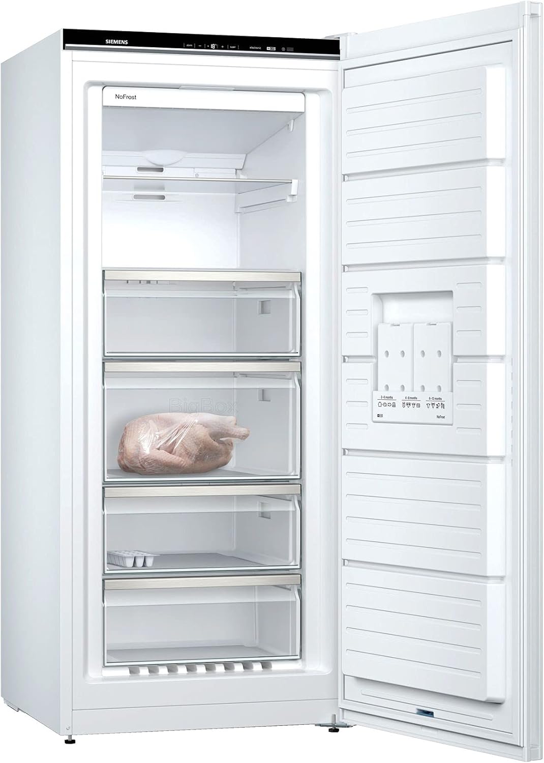 Siemens GS54NAWCV iQ500 Gefrierschrank 327 L – NoFrost, BigBox & superFreezing, Energiesparend