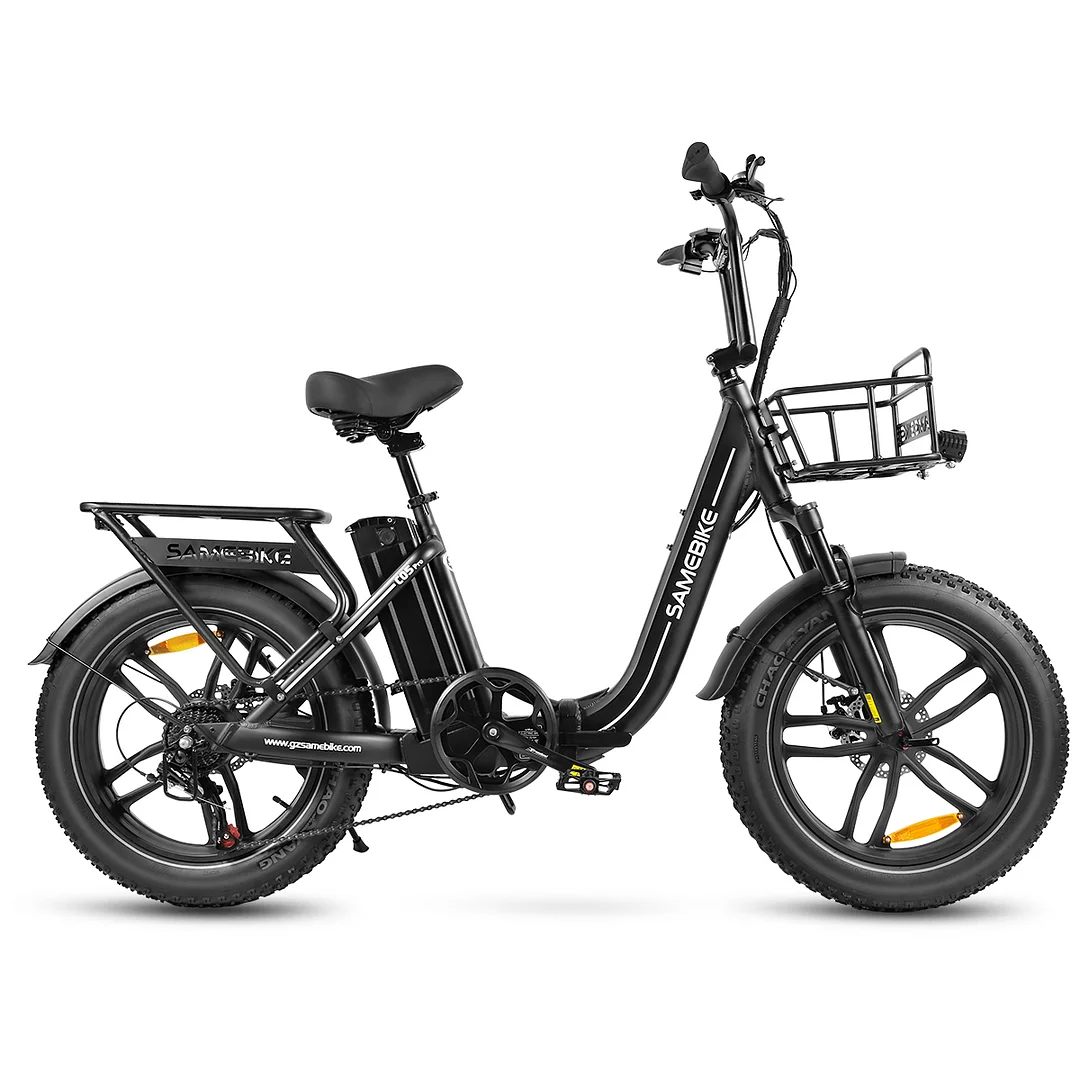 SAMEBIKE C05 Pro E-Bike – Pedelec Plegable Step-Through, Fat Tire 500 W, 36 V 13 Ah