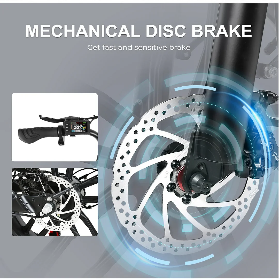 SAMEBIKE C05 Pro E-Bike – Pedelec Plegable Step-Through, Fat Tire 500 W, 36 V 13 Ah