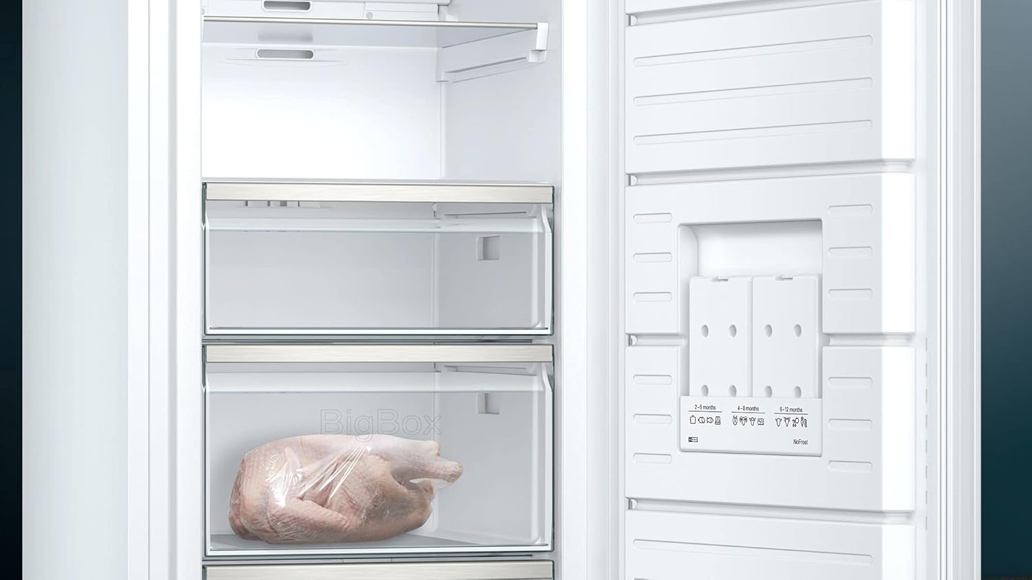 Siemens GS54NAWCV iQ500 Gefrierschrank 327 L – NoFrost, BigBox & superFreezing, Energiesparend