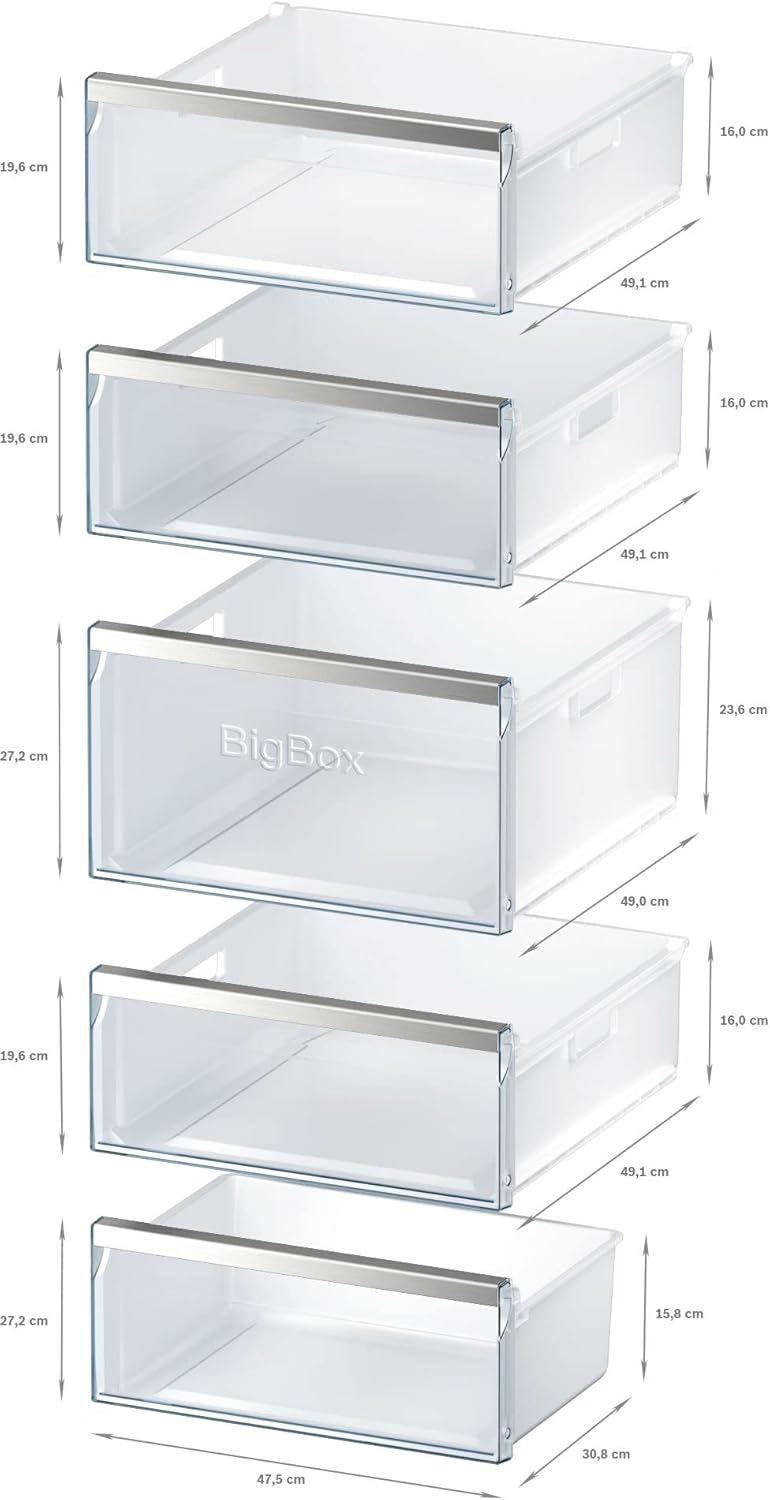 Siemens GS54NAWCV iQ500 Gefrierschrank 327 L – NoFrost, BigBox & superFreezing, Energiesparend