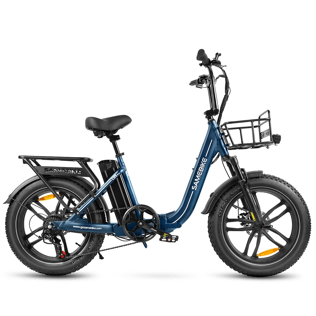 SAMEBIKE C05 Pro E-Bike – Pedelec Plegable Step-Through, Fat Tire 500 W, 36 V 13 Ah