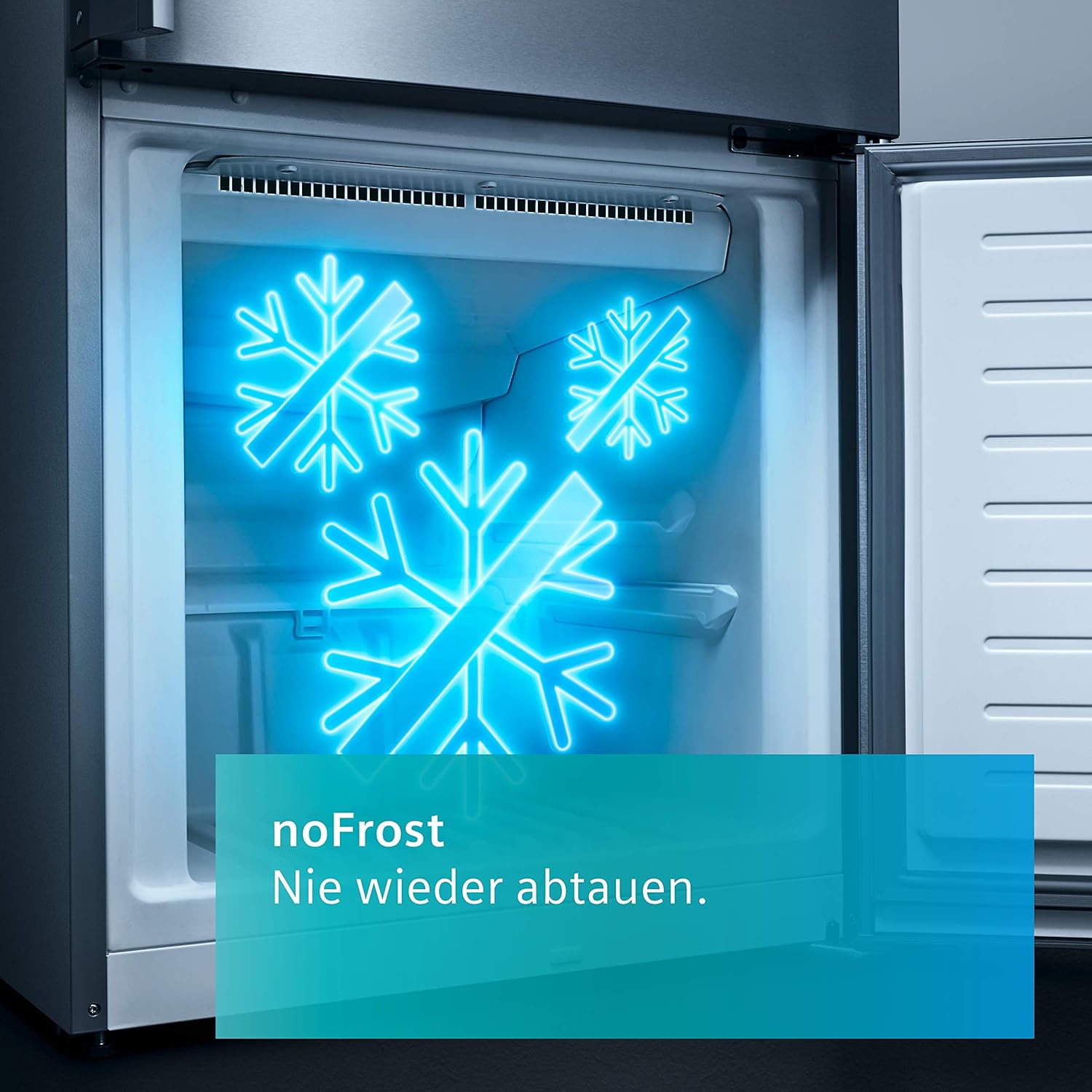Siemens GS54NAWCV iQ500 Gefrierschrank 327 L – NoFrost, BigBox & superFreezing, Energiesparend