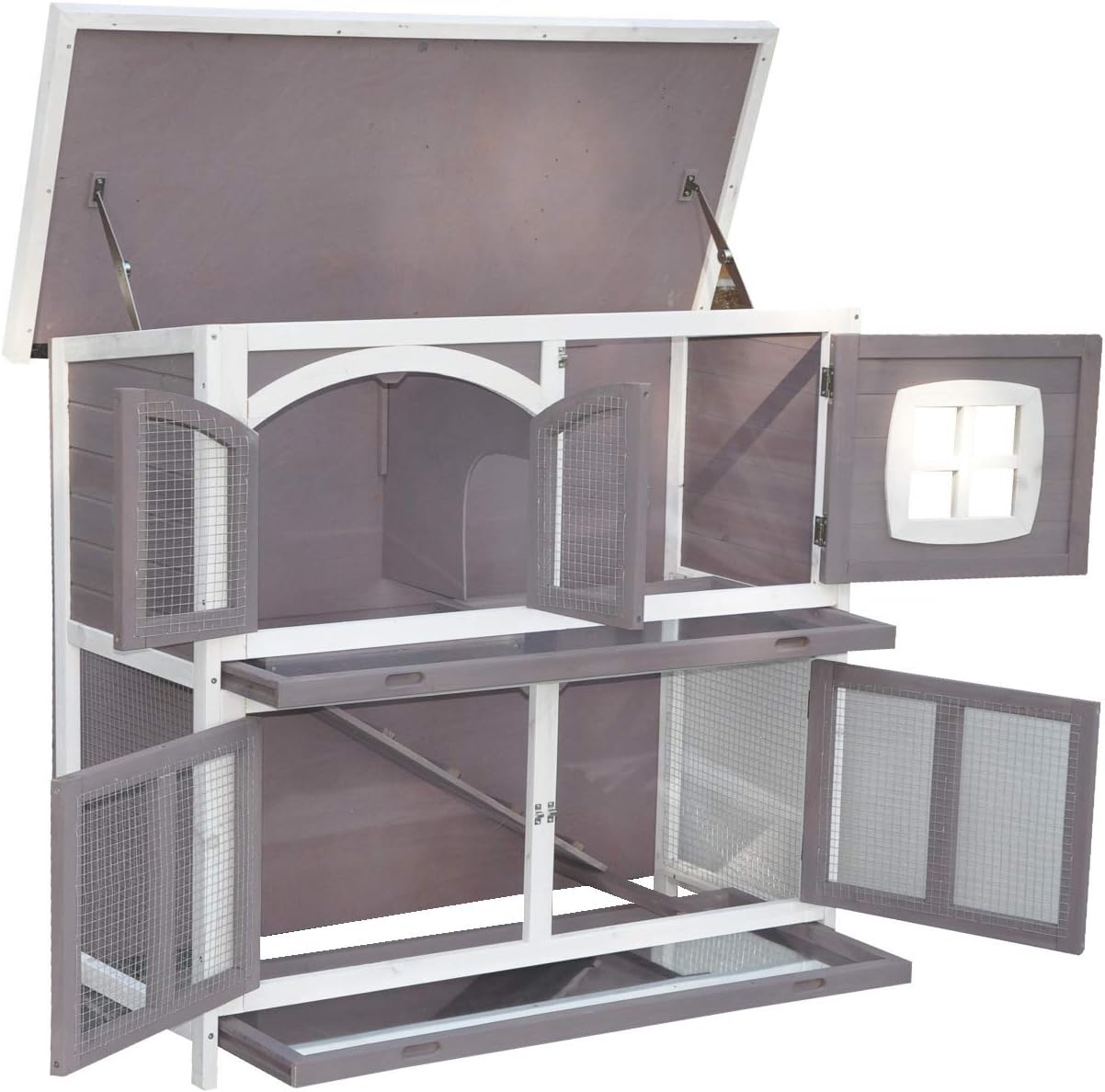 nanook Murmel XXL Doppel-Kaninchenstall – Komfort & Sicherheit für deine Nager