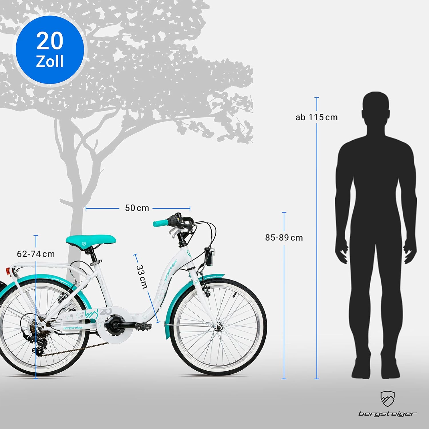 Bergsteiger Atlantis Kinderfahrrad 24