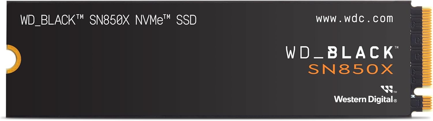 WD_BLACK SN850X 1TB NVMe SSD mit Heatsink – Ultimative Geschwindigkeit für Gamer