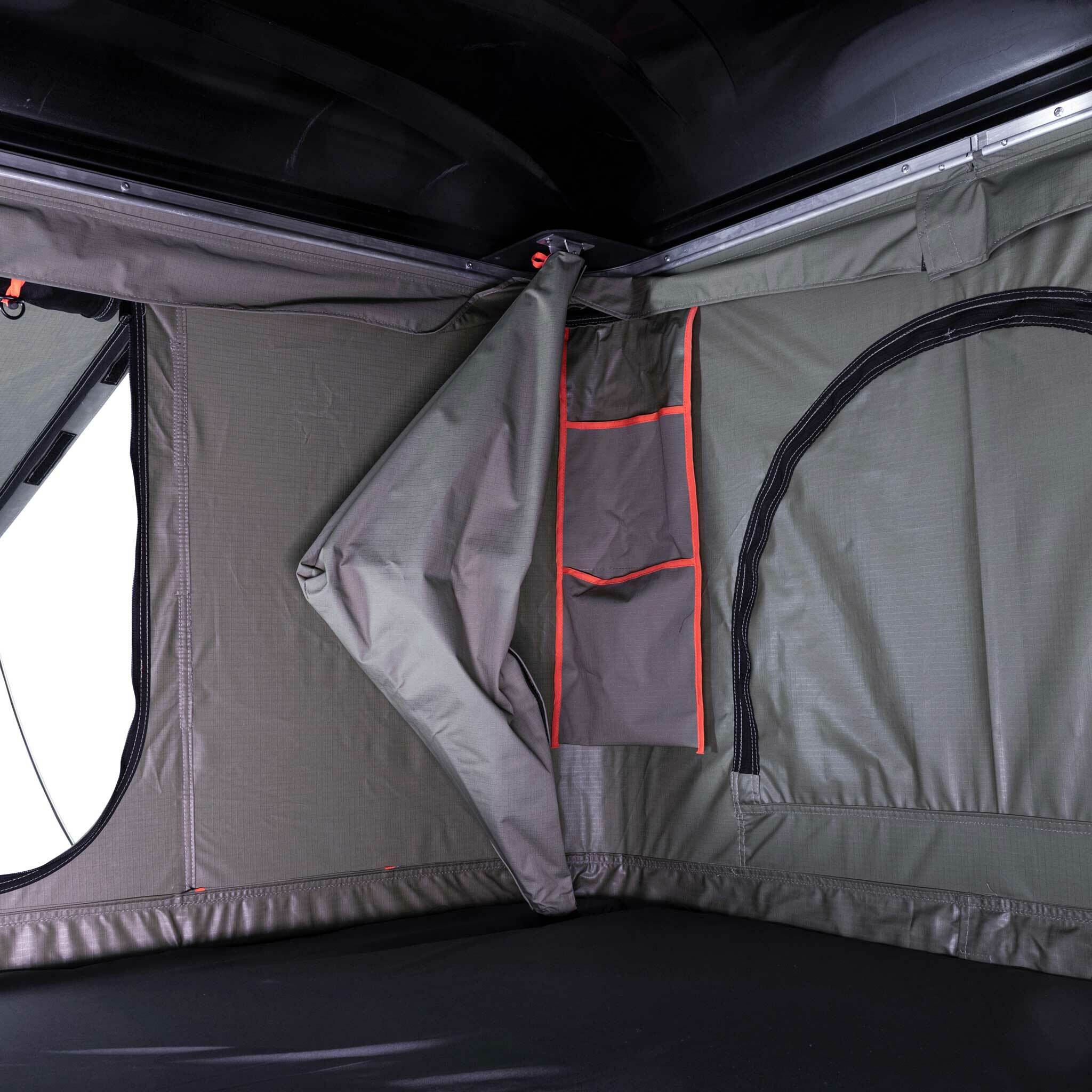 Trekker Dachzelt Hut M – Grau, für 2–3 Personen