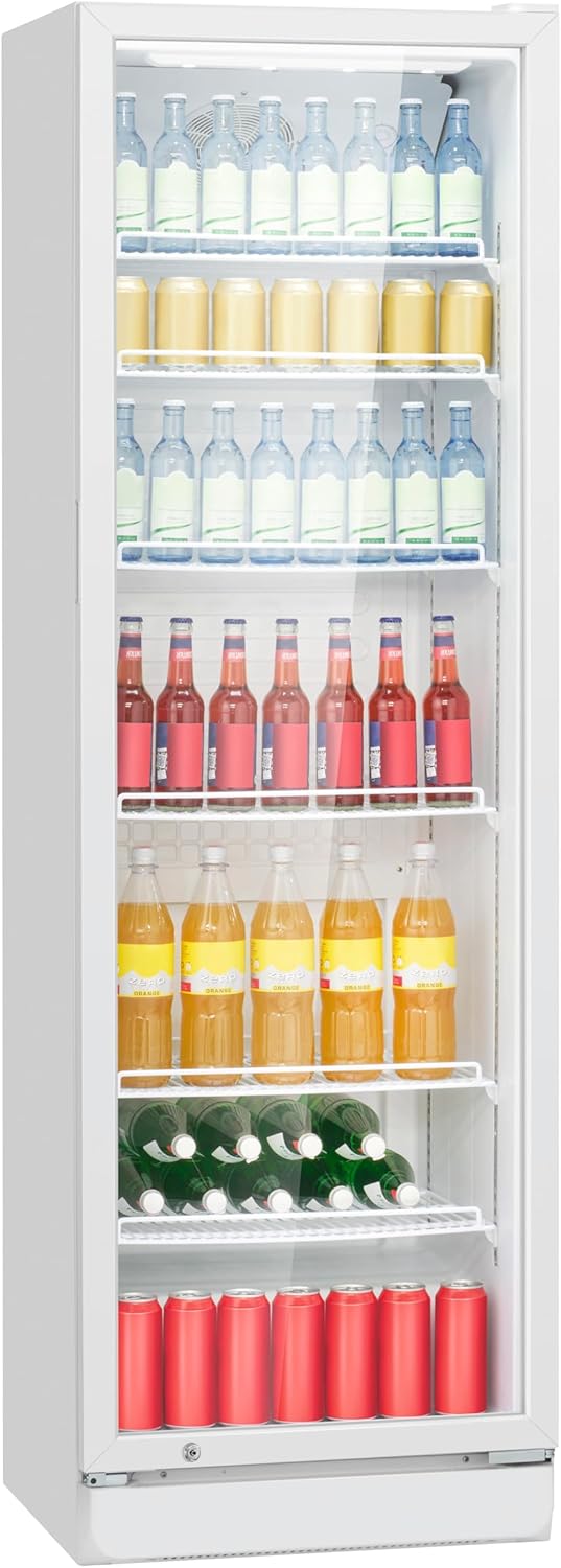 Bomann Getränkekühlschrank 347 L mit Glastür & LED-Beleuchtung – Sicher, Flexibel & Stilvoll