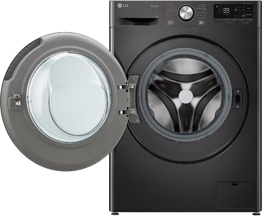 LG F4WV7080 Frontlader-Waschmaschine – 8 kg, 1400 U/min, AI Direct Drive, Dampfreinigung, Wi-Fi, Energieeffizienz Triple A, Weiß